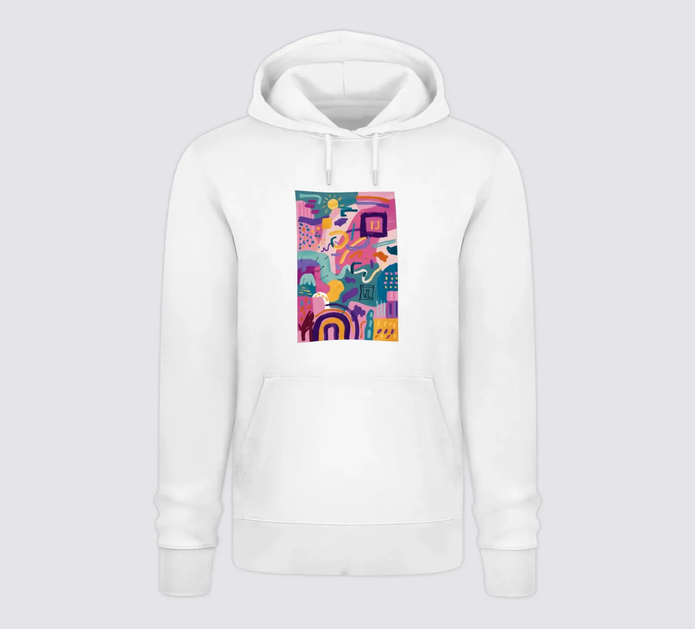 Rhythmic Color Code felpa con cappuccio da Zep Layers