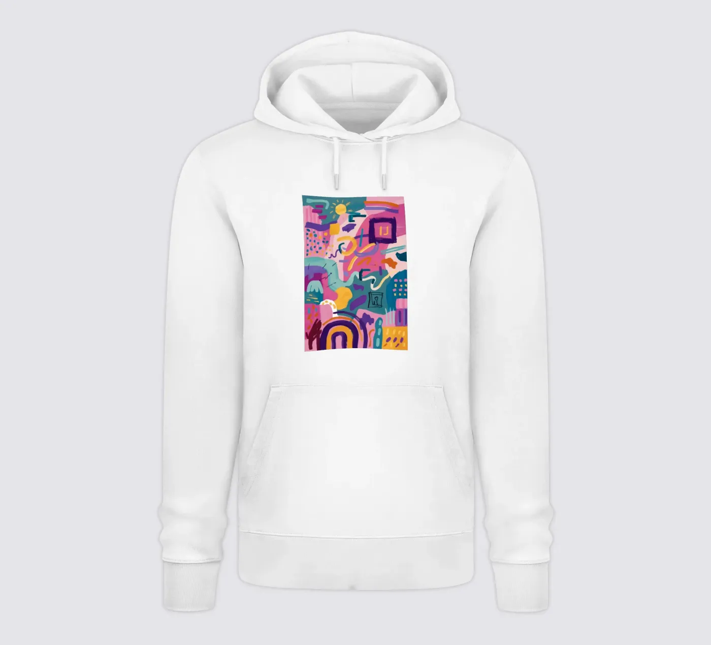 Rhythmic Color Code hoodie van Zep Layers