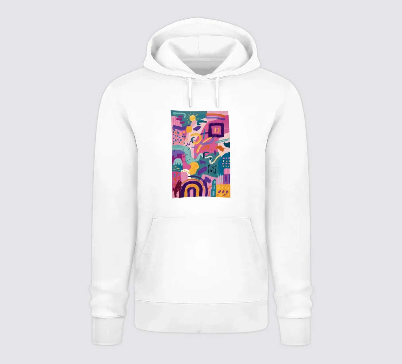 Rhythmic Color Code felpa con cappuccio da Zep Layers