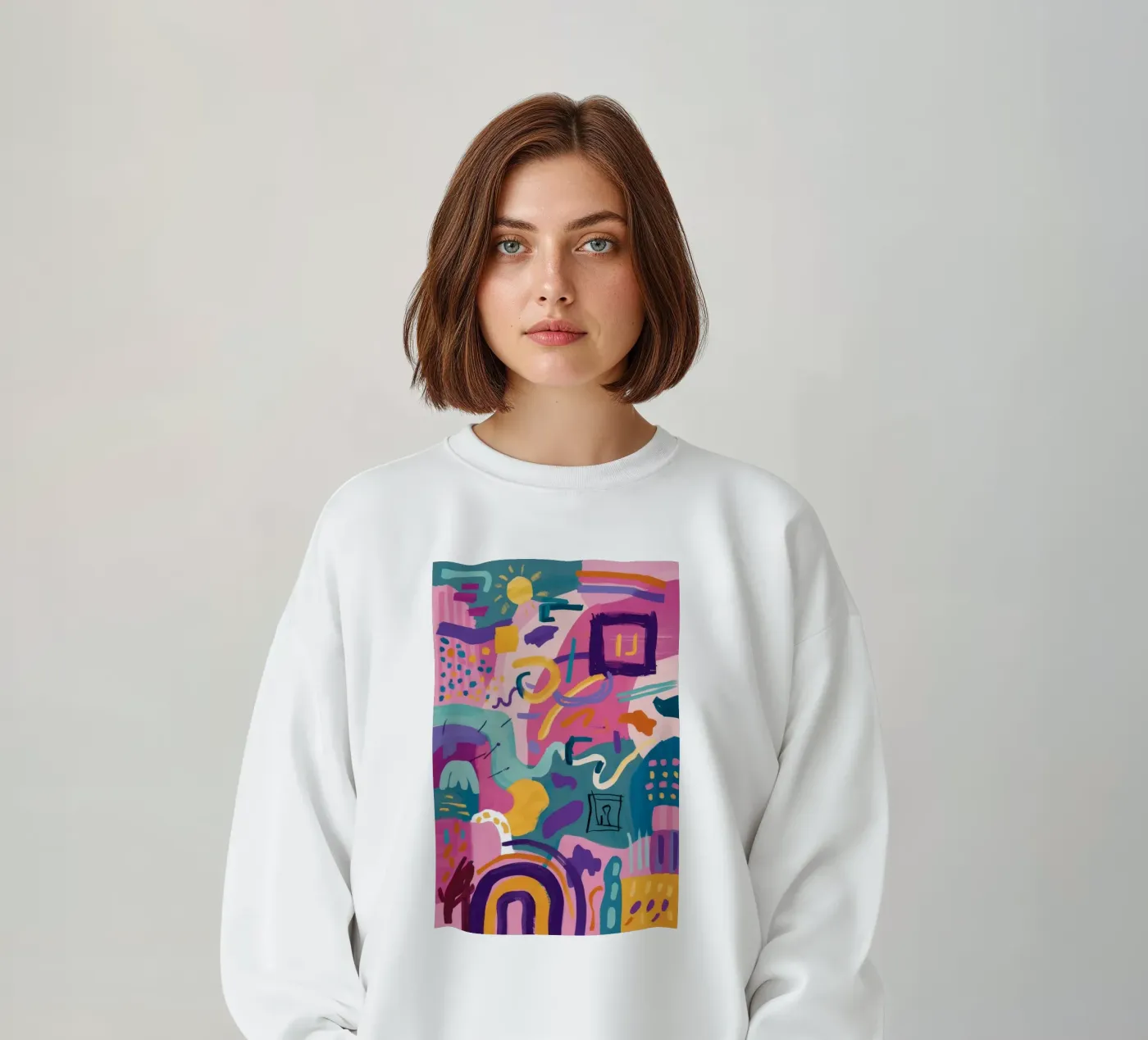 Rhythmic Color Code sweatshirt by Zep Layers