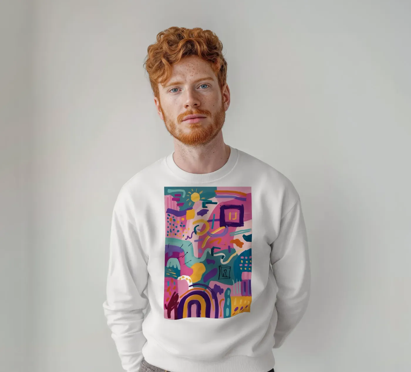 Rhythmic Color Code felpa da Zep Layers
