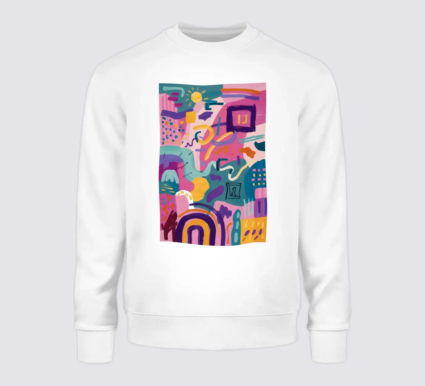 Rhythmic Color Code sweatshirt by Zep Layers