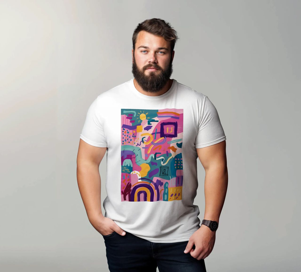 Codice colore ritmico t-shirt da Zep Layers