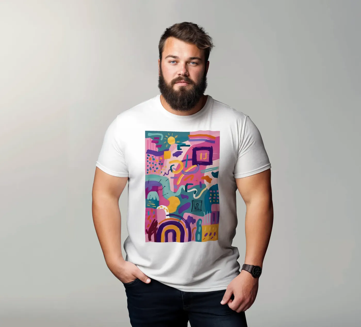 Rhythmic Color Code t-shirt da Zep Layers