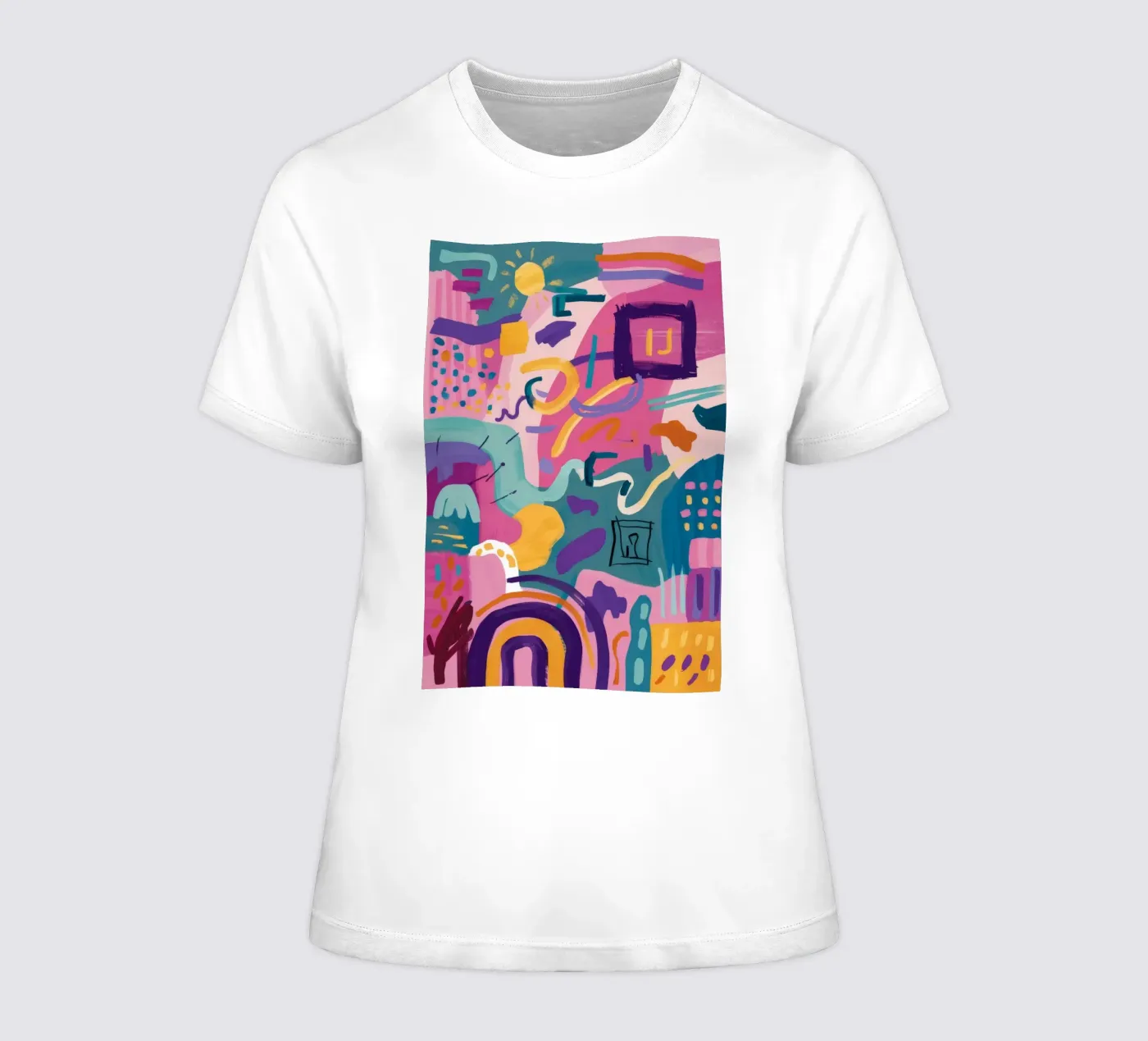 Rhythmic Color Code t-shirt da donna da Zep Layers