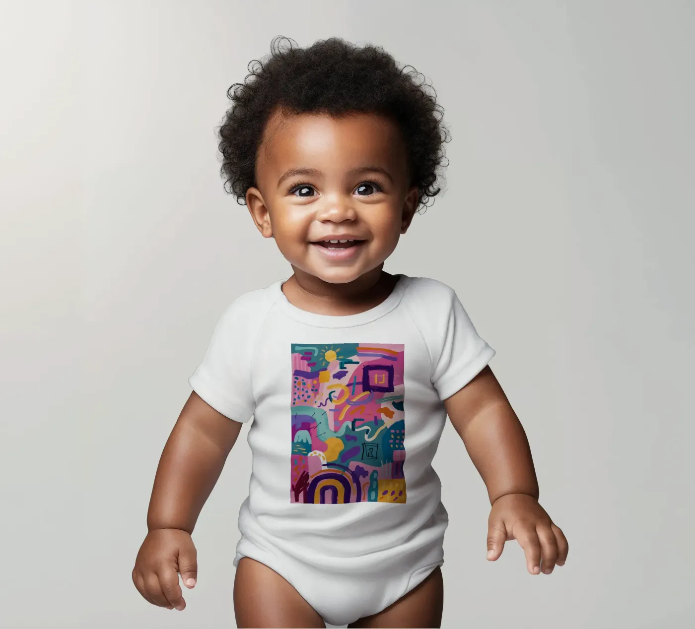 Rhythmic Color Code body bébé de Zep Layers