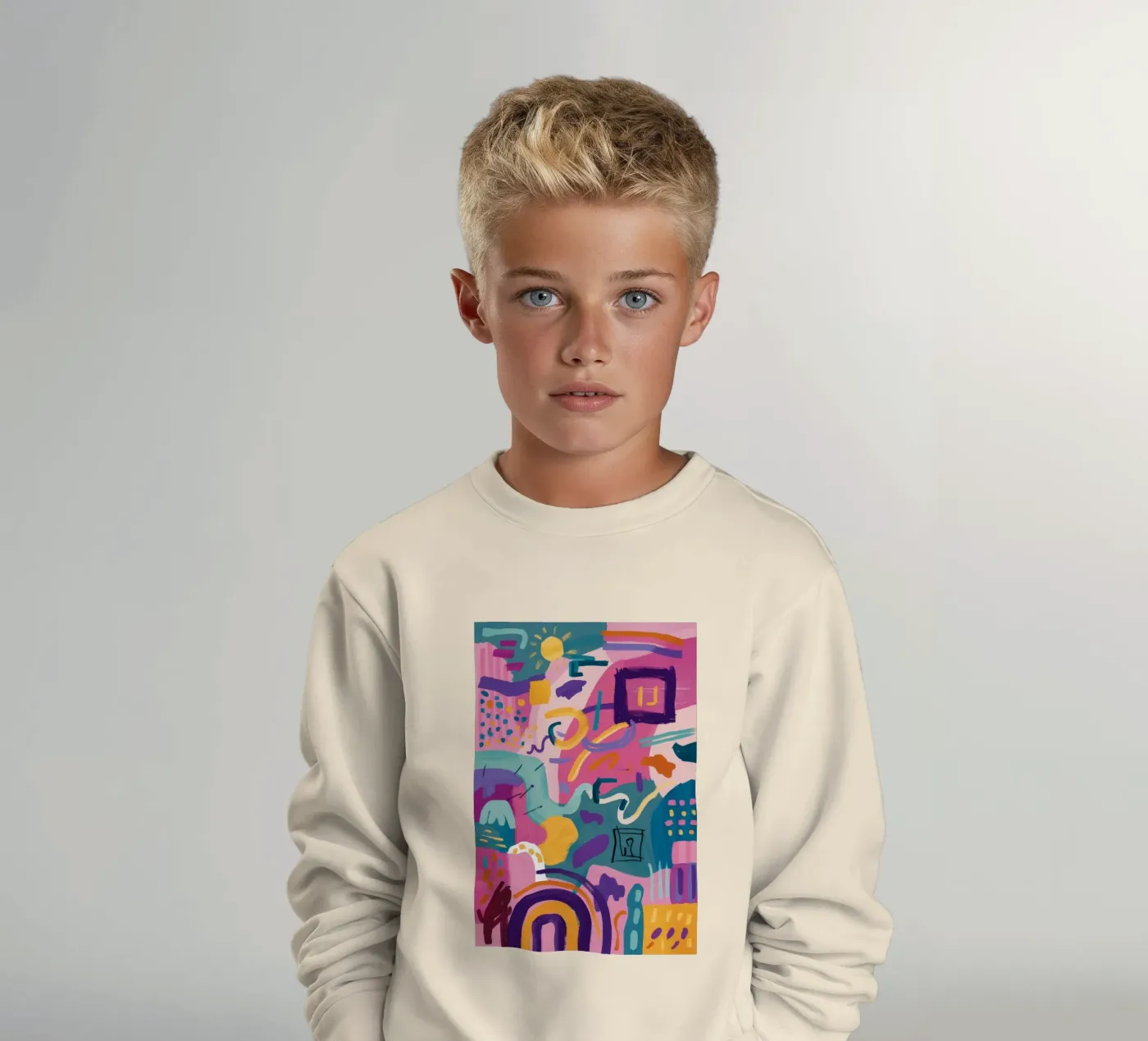 Code couleur rythmique sweat enfant de Zep Layers