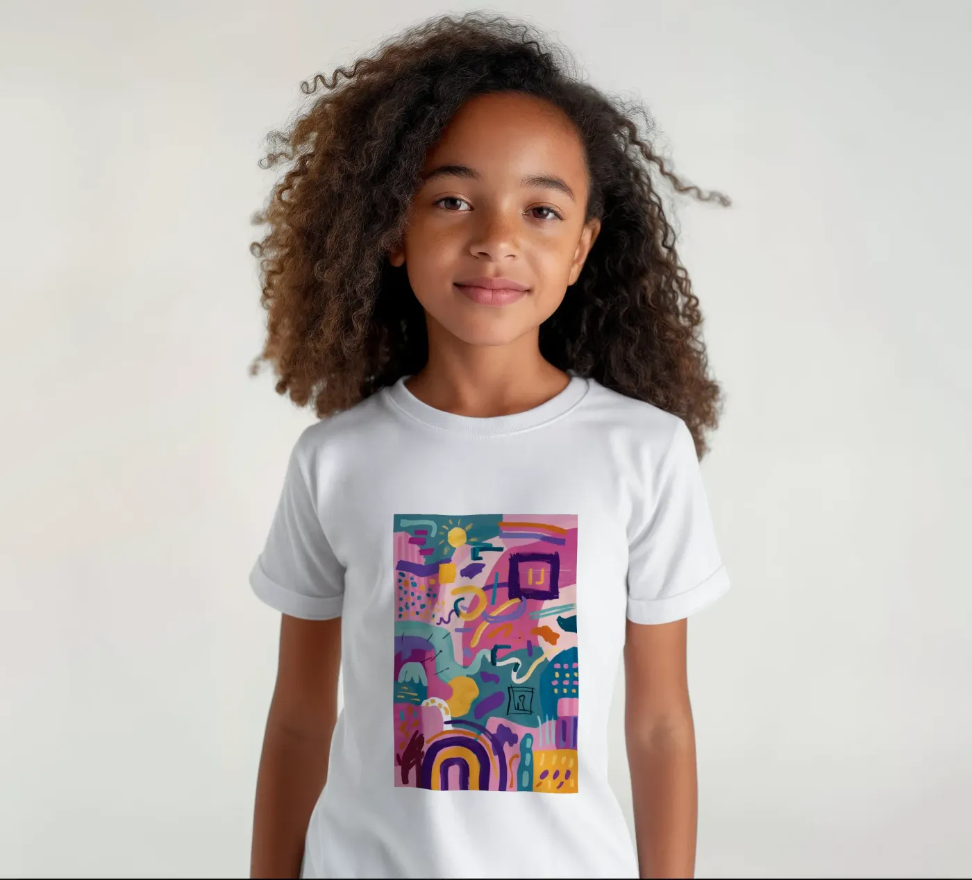 Codice colore ritmico t-shirt bambini da Zep Layers