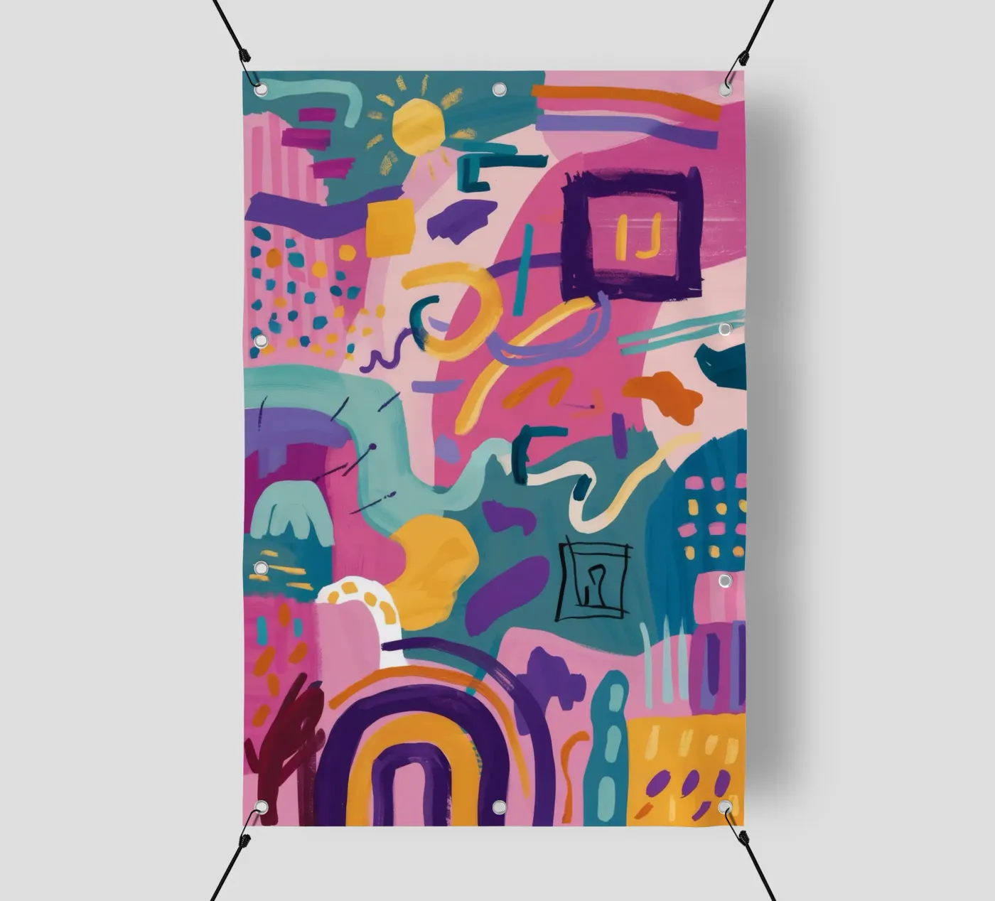 Rhythmic Color Code PVC Plane von Zep Layers