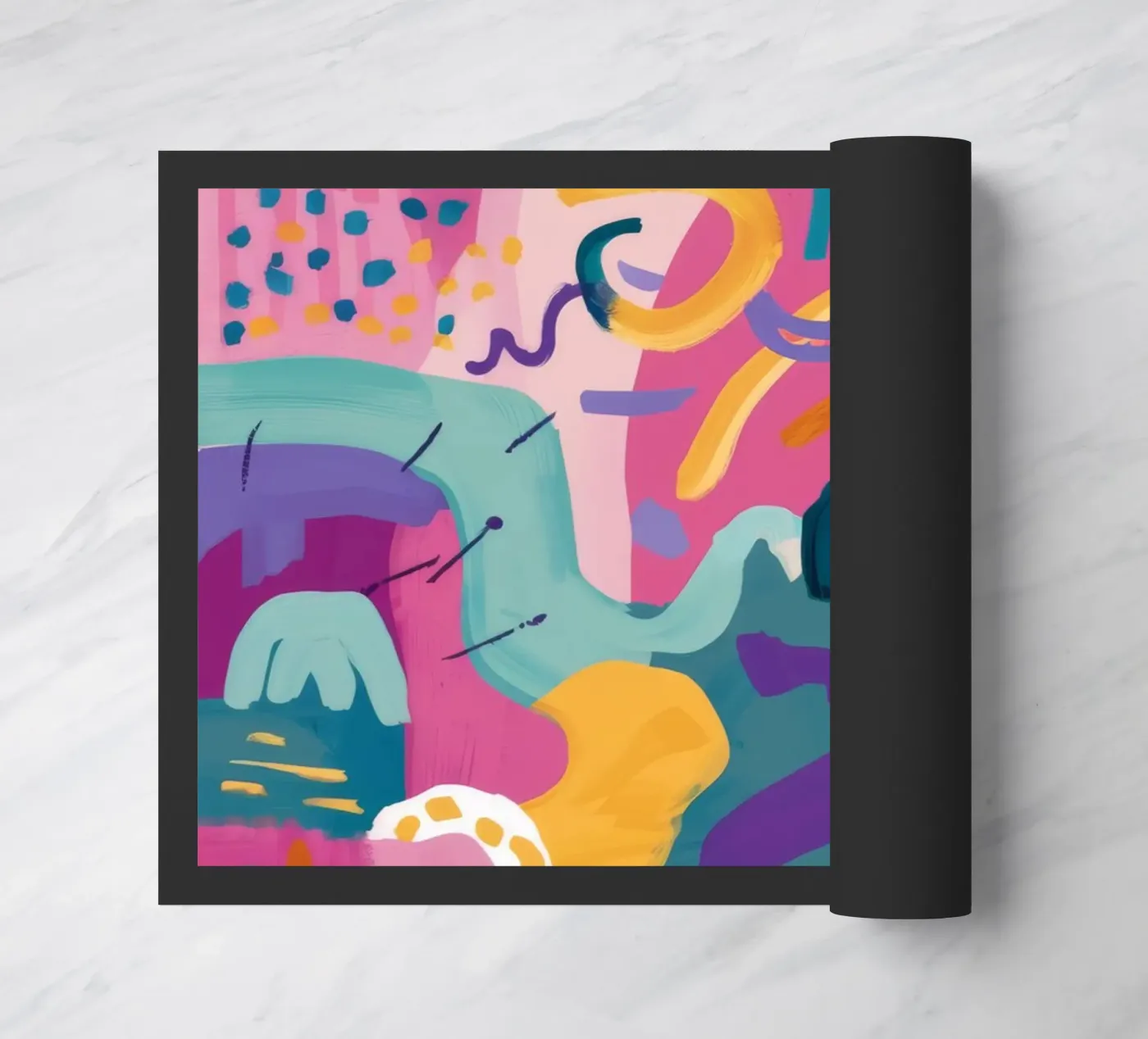 Rhythmic Color Code deurmat van Zep Layers