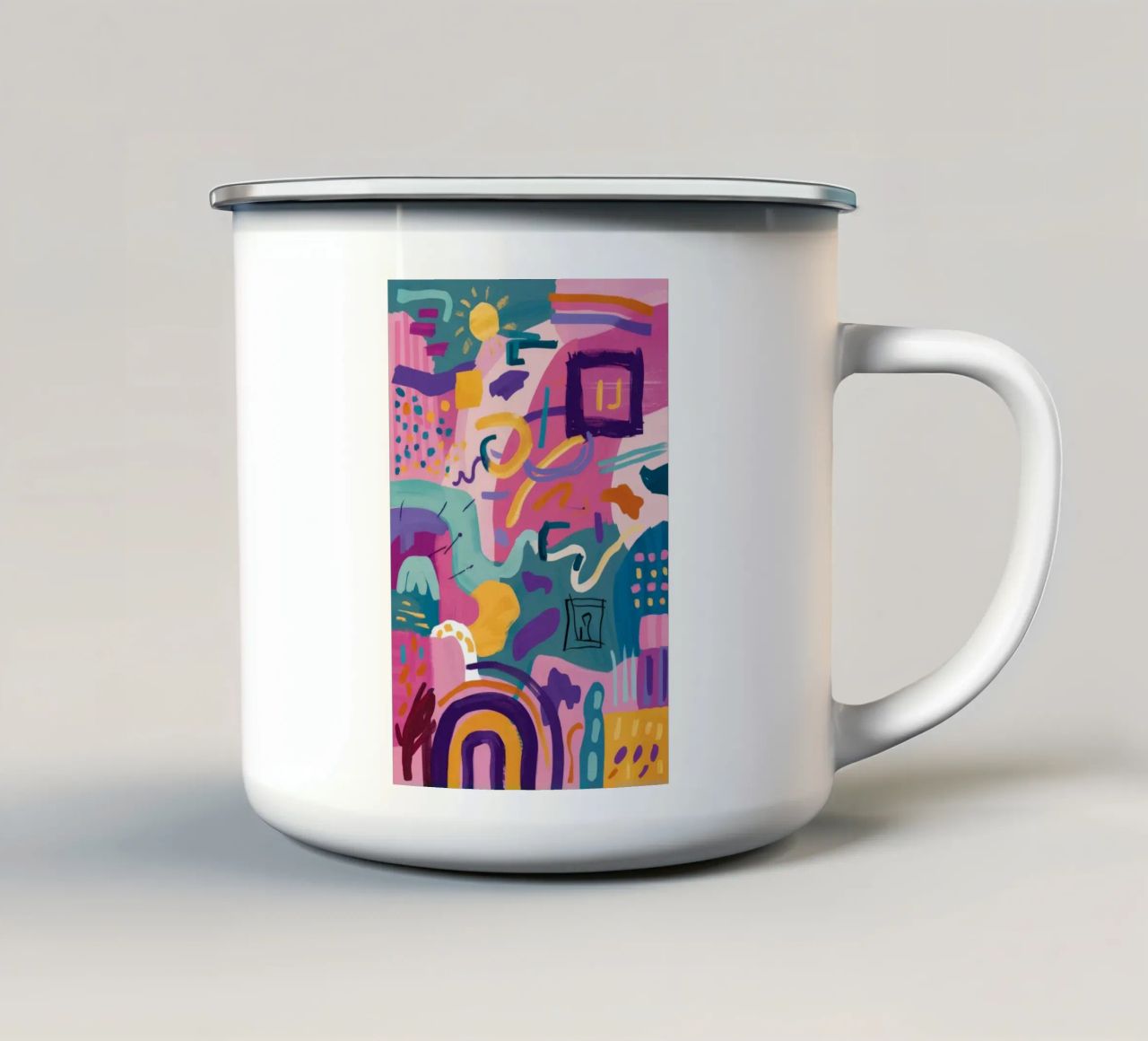 Codice colore ritmico tazza in smalto da Zep Layers