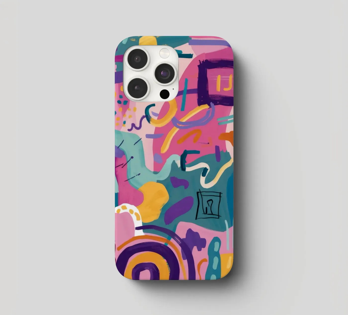 Rhythmic Color Code iphone case by Zep Layers