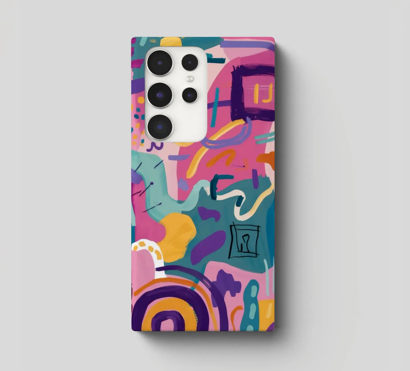 Ritmische kleurcode samsung hoesje van Zep Layers