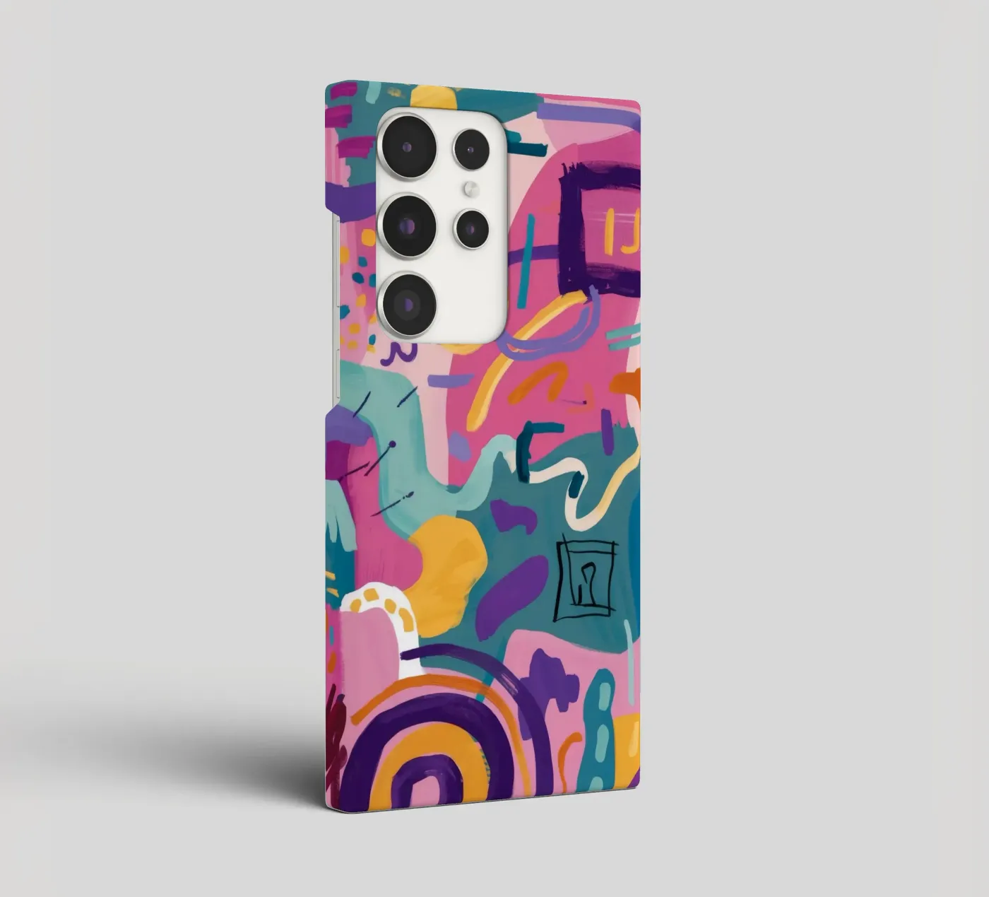 Ritmische kleurcode samsung hoesje van Zep Layers