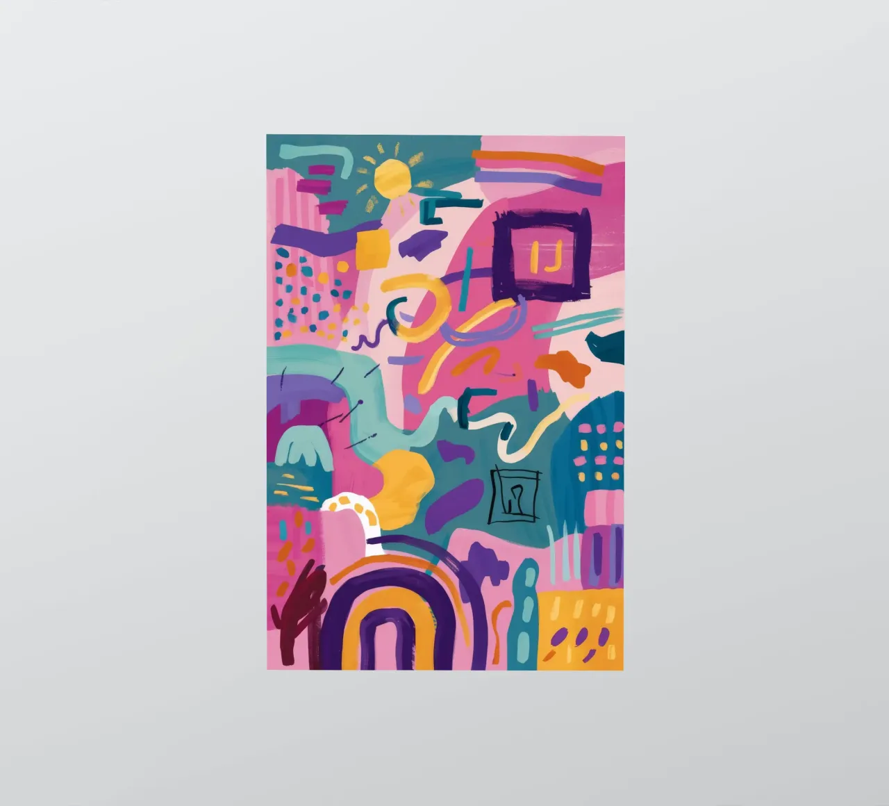 Rhythmischer Farbcode Sticker von Zep Layers