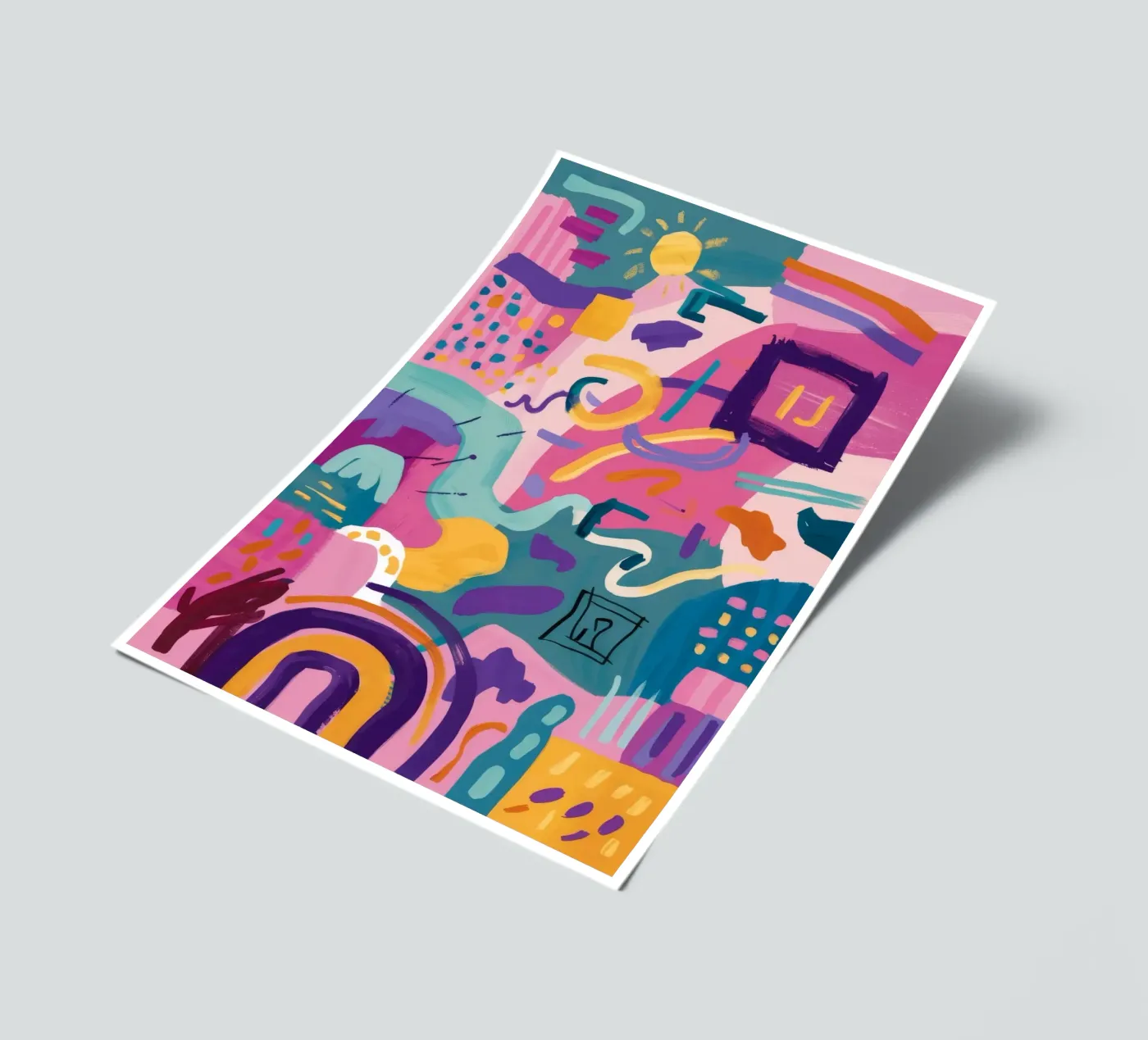 Rhythmic Color Code Stickerbogen von Zep Layers