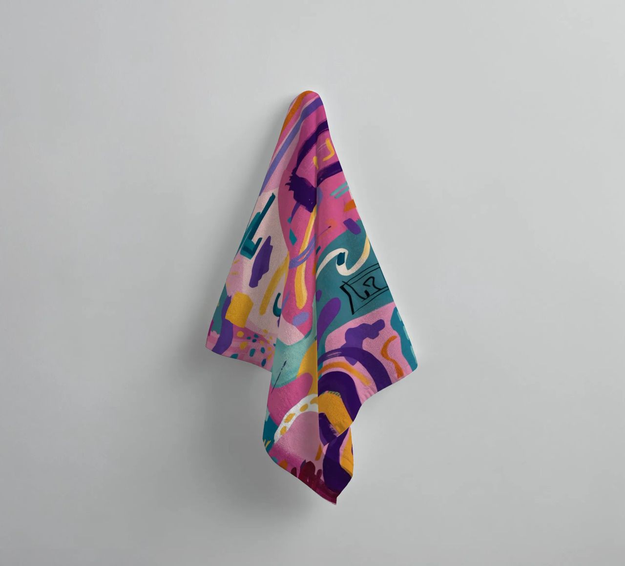 Code couleur rythmique serviette de bain de Zep Layers