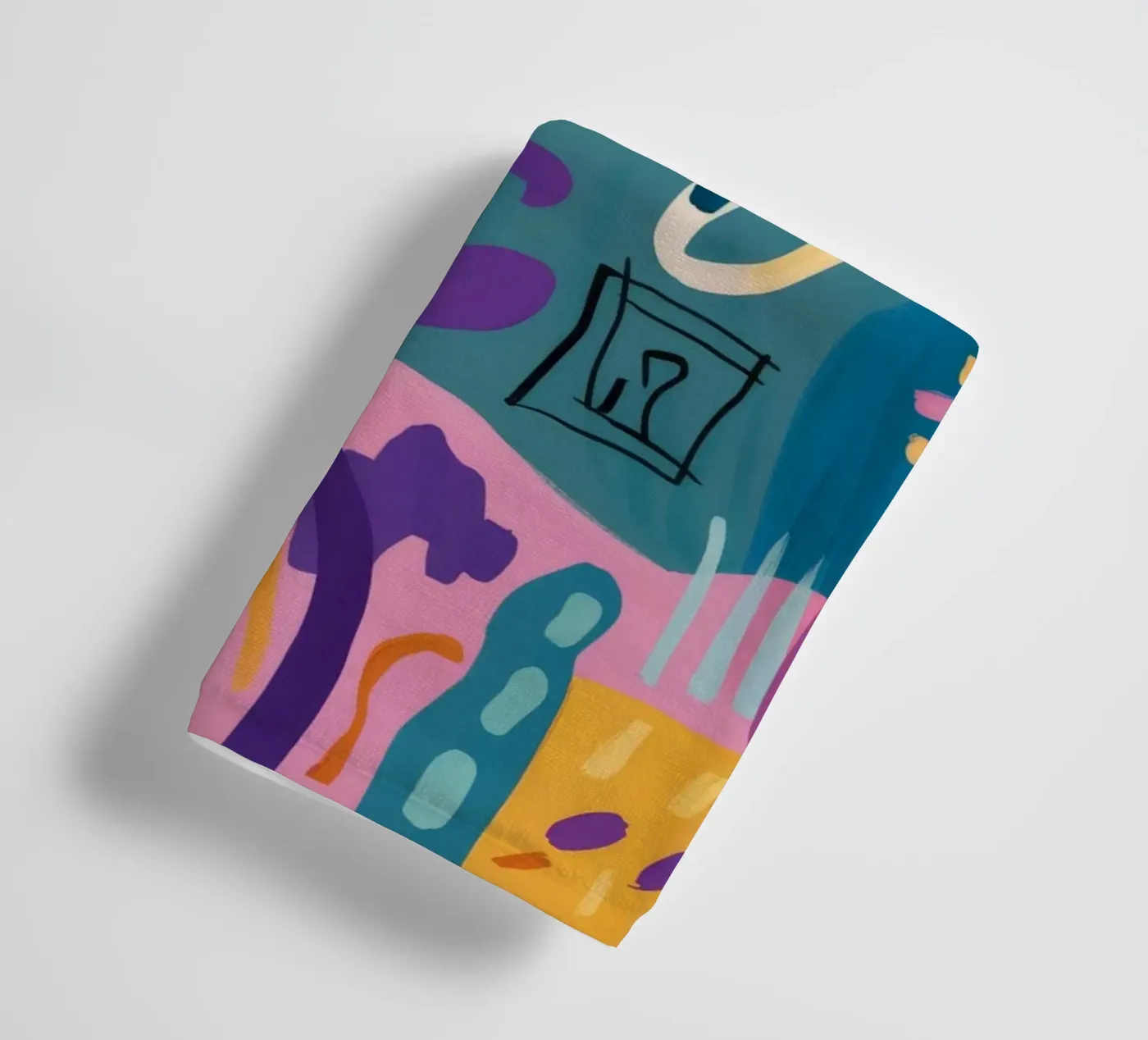 Rhythmic Color Code badhanddoek van Zep Layers