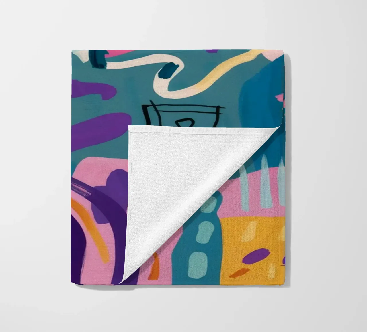 Codice colore ritmico telo mare da Zep Layers