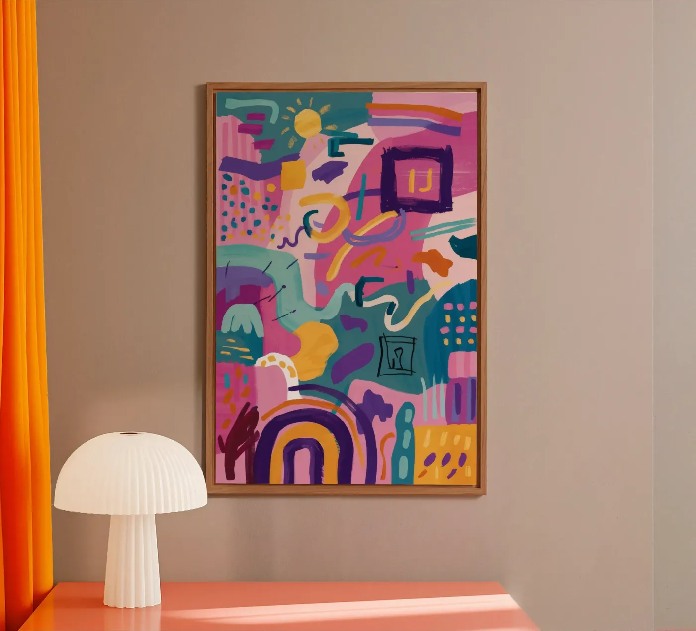 Rhythmic Color Code alluminio dibond da Zep Layers