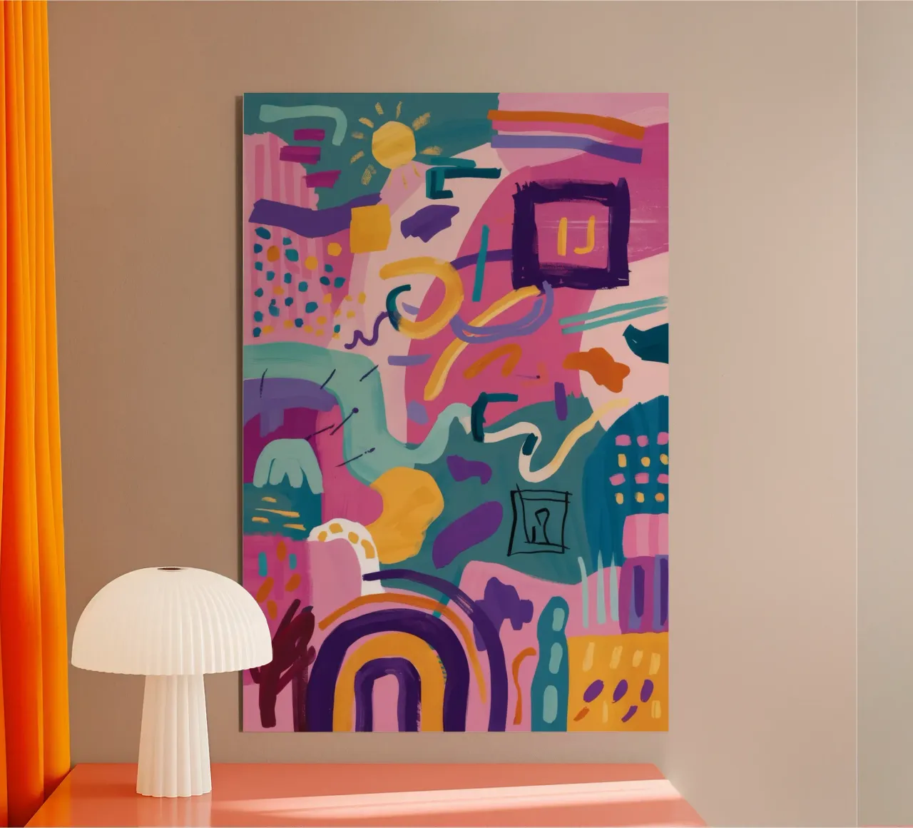 Codice colore ritmico alluminio dibond da Zep Layers