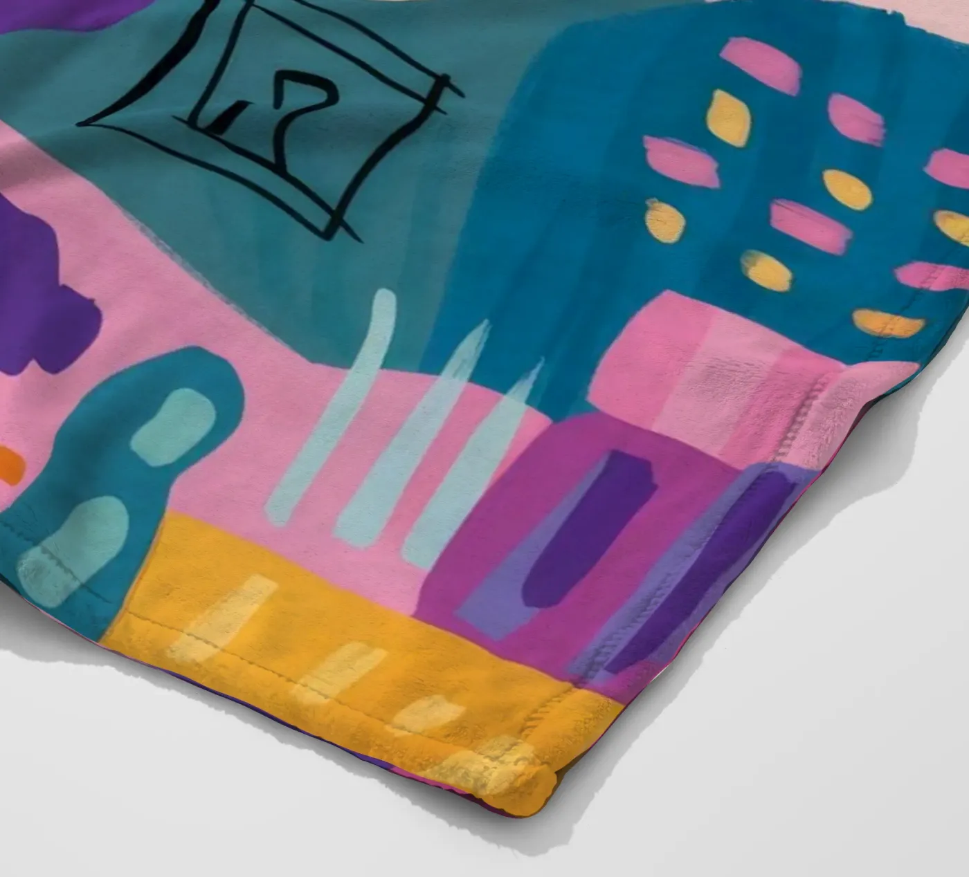 Rhythmic Color Code Fleecedecke von Zep Layers