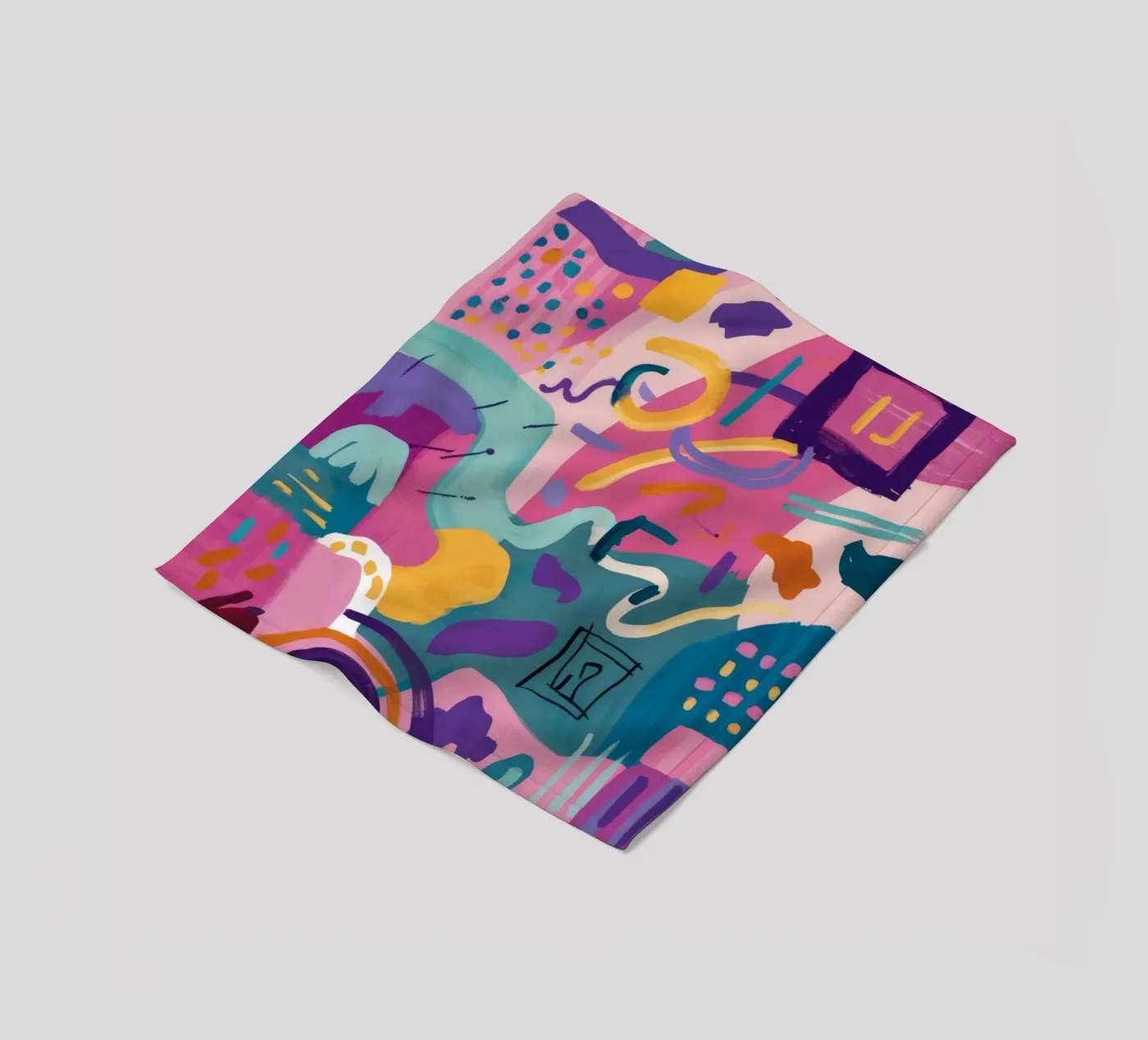 Rhythmic Color Code Fleecedecke von Zep Layers
