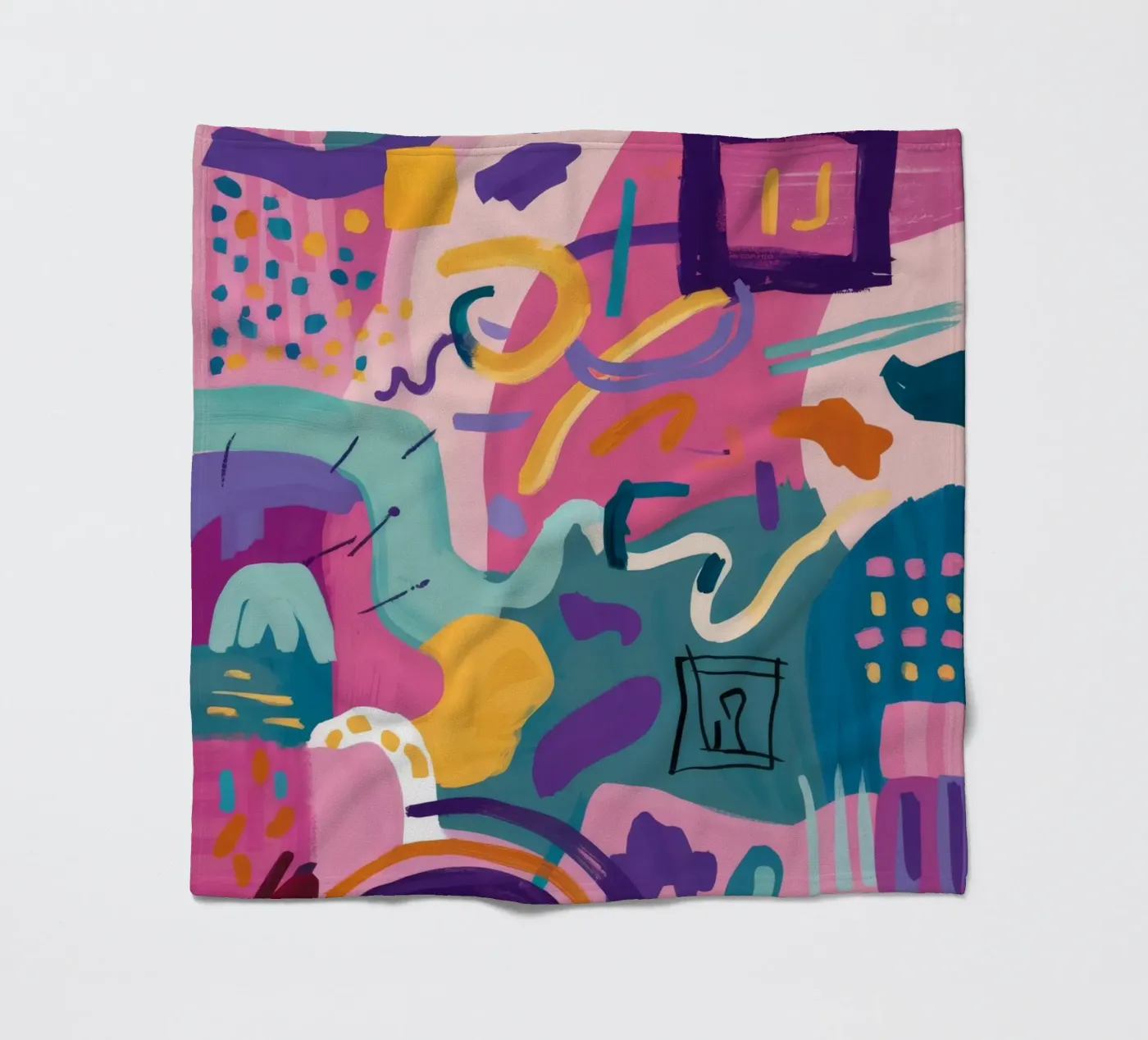 Rhythmic Color Code Fleecedecke von Zep Layers