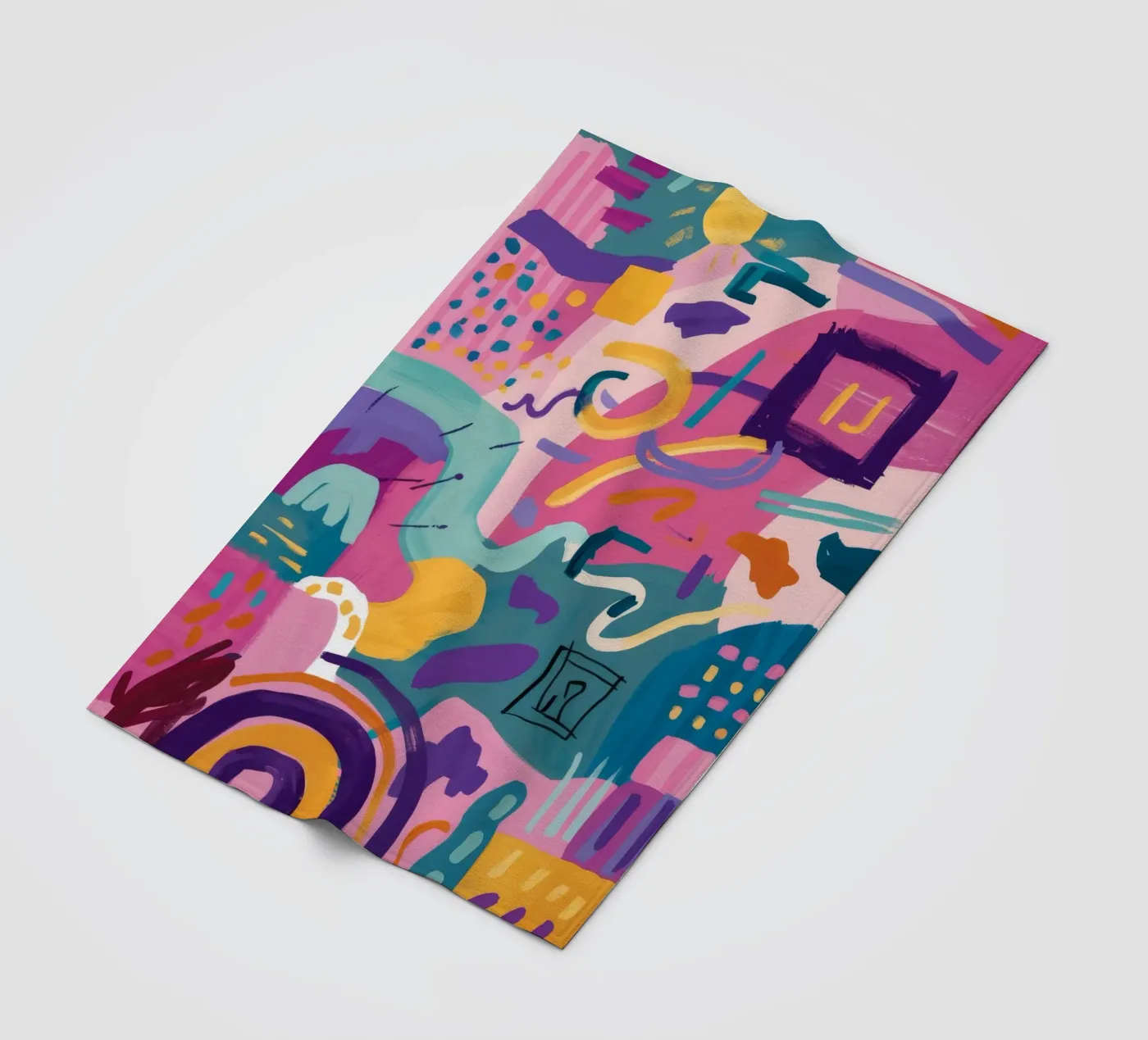 Rhythmic Color Code coperta in pile da Zep Layers