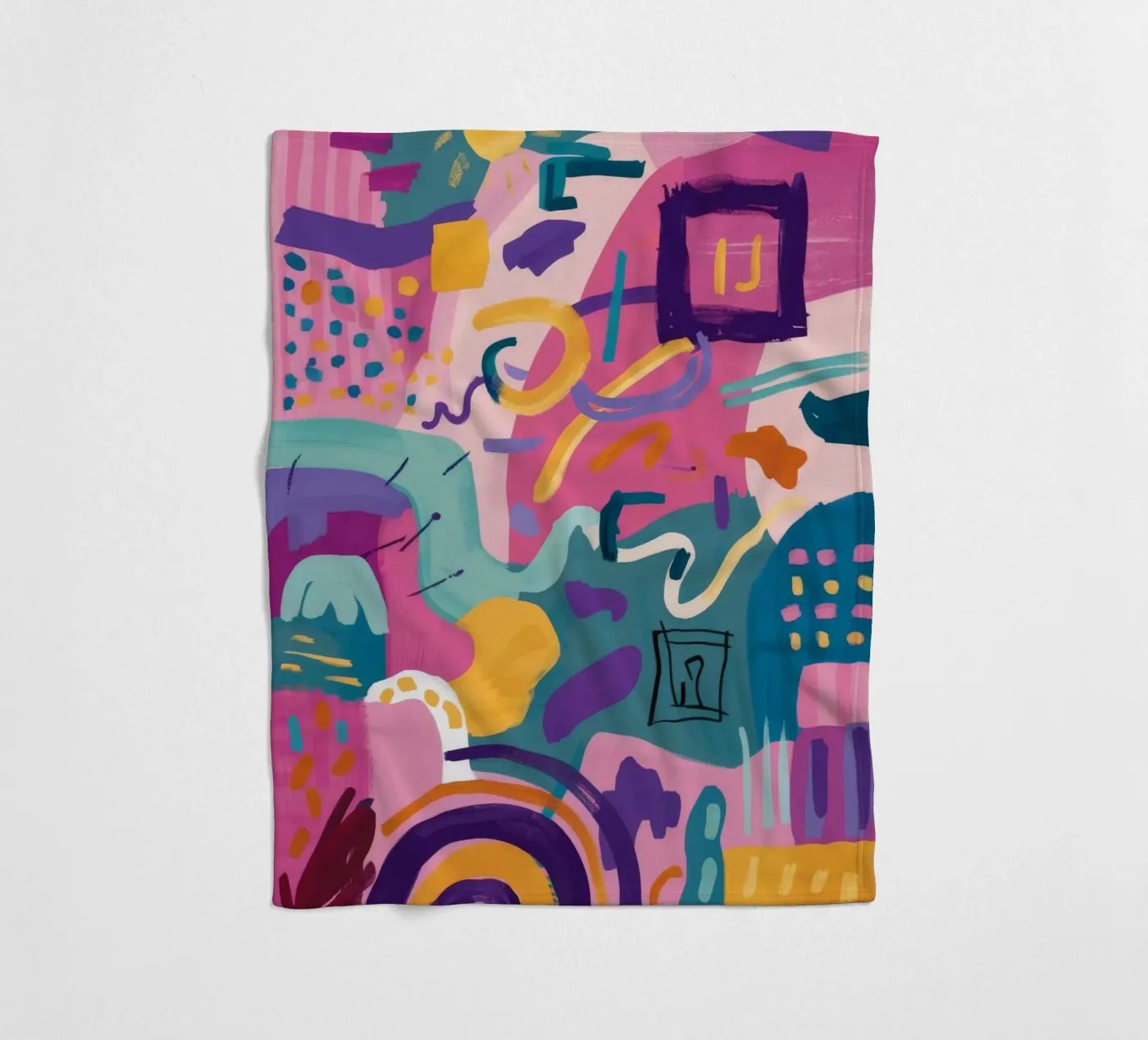 Rhythmic Color Code Fleecedecke von Zep Layers