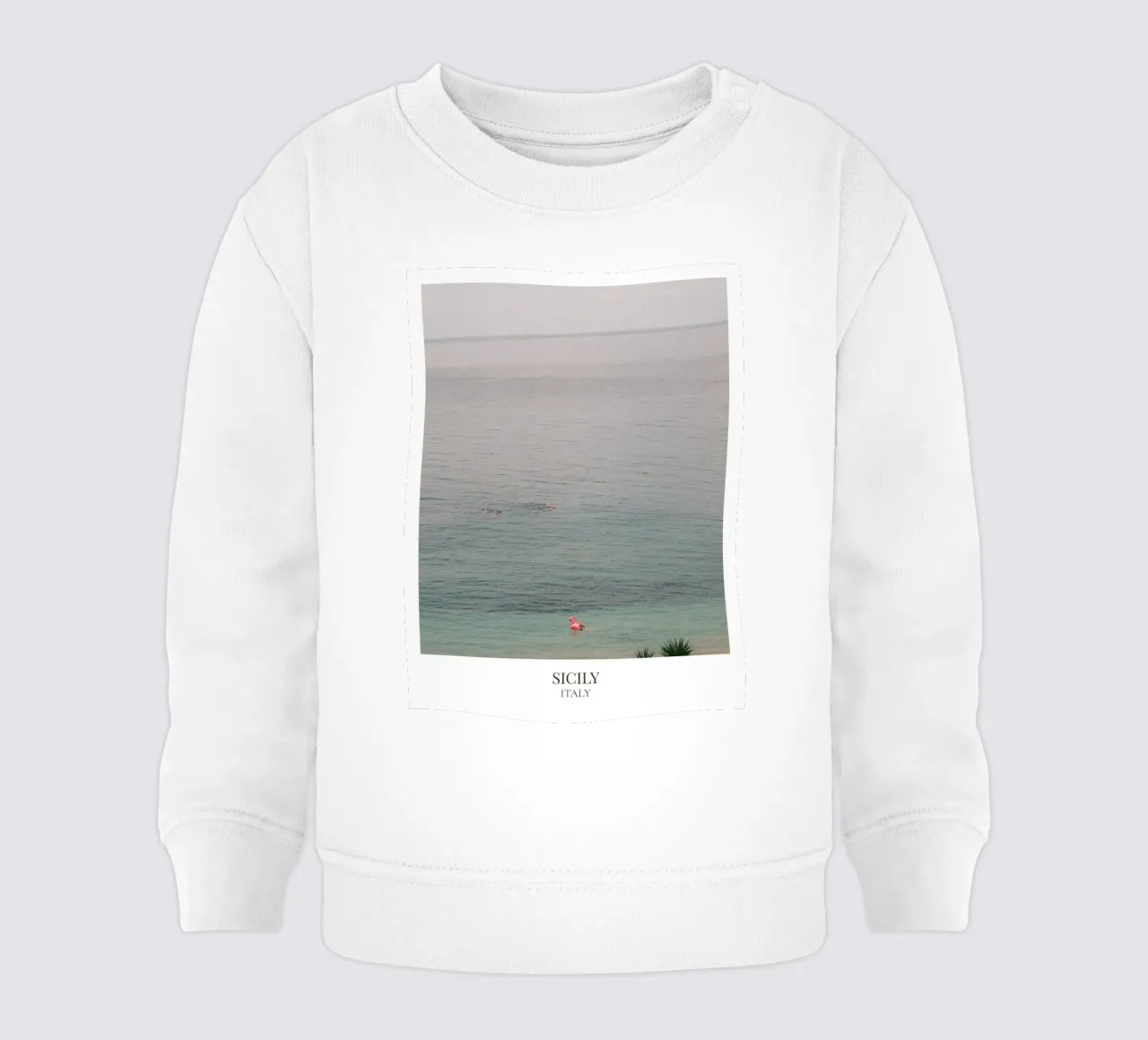 Sicily: Italy baby sweatshirt by FujiFrames