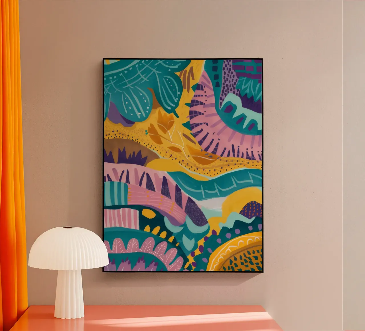 Serpent Garden Echo acryl van Zep Layers