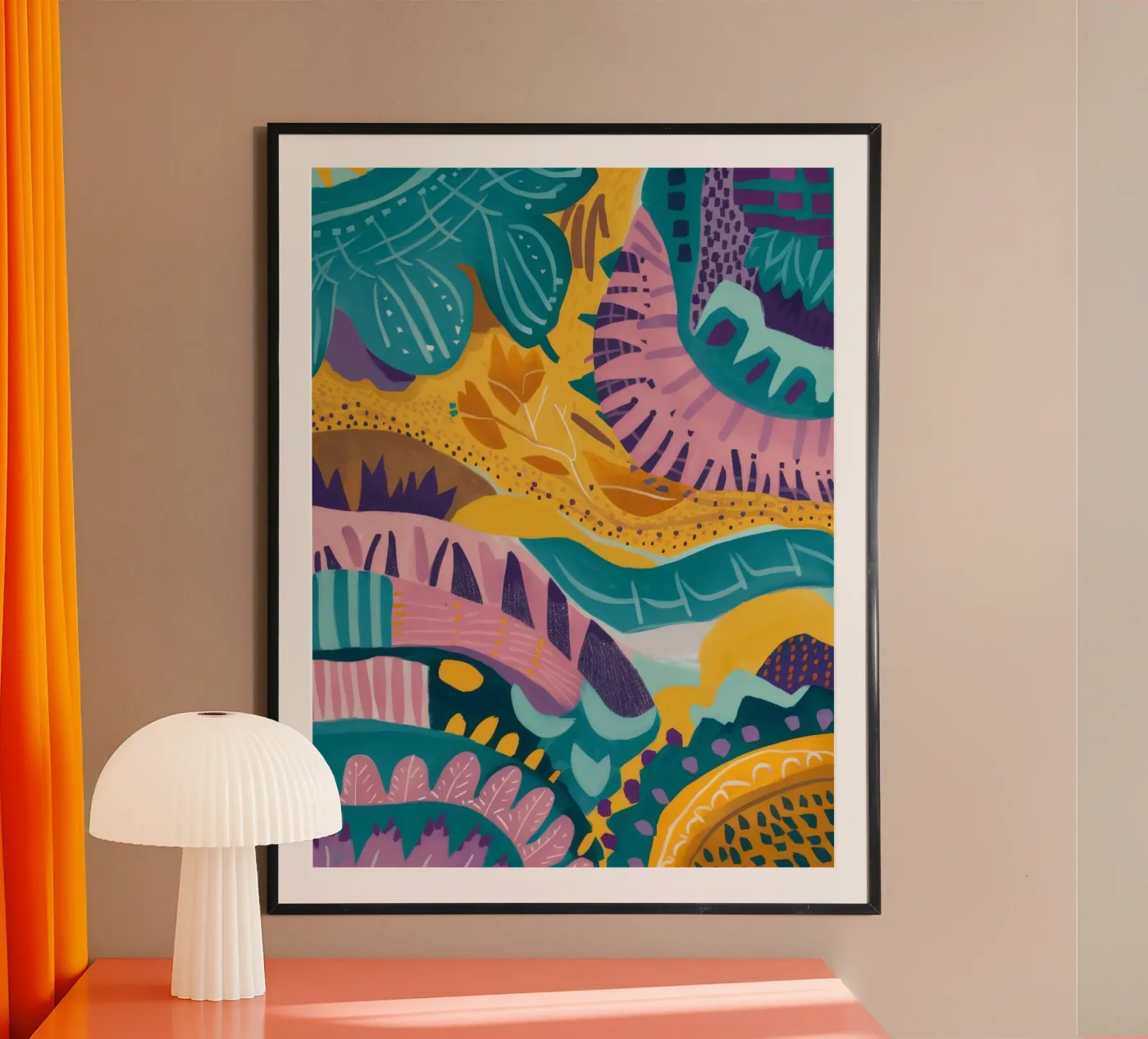 Schlangengarten Echo Poster von Zep Layers
