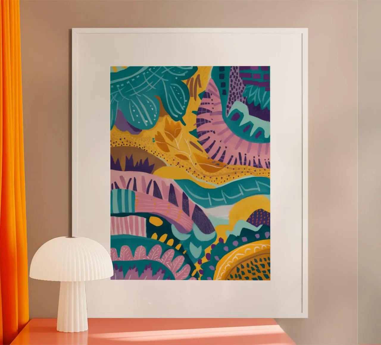 Serpent Garden Echo Poster von Zep Layers