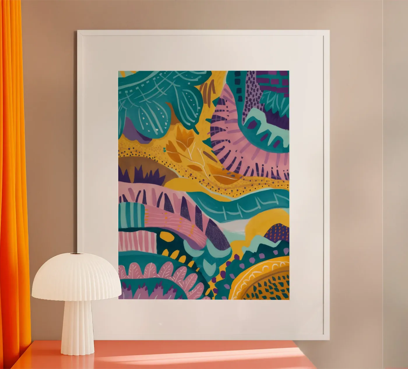 Schlangengarten Echo Poster von Zep Layers