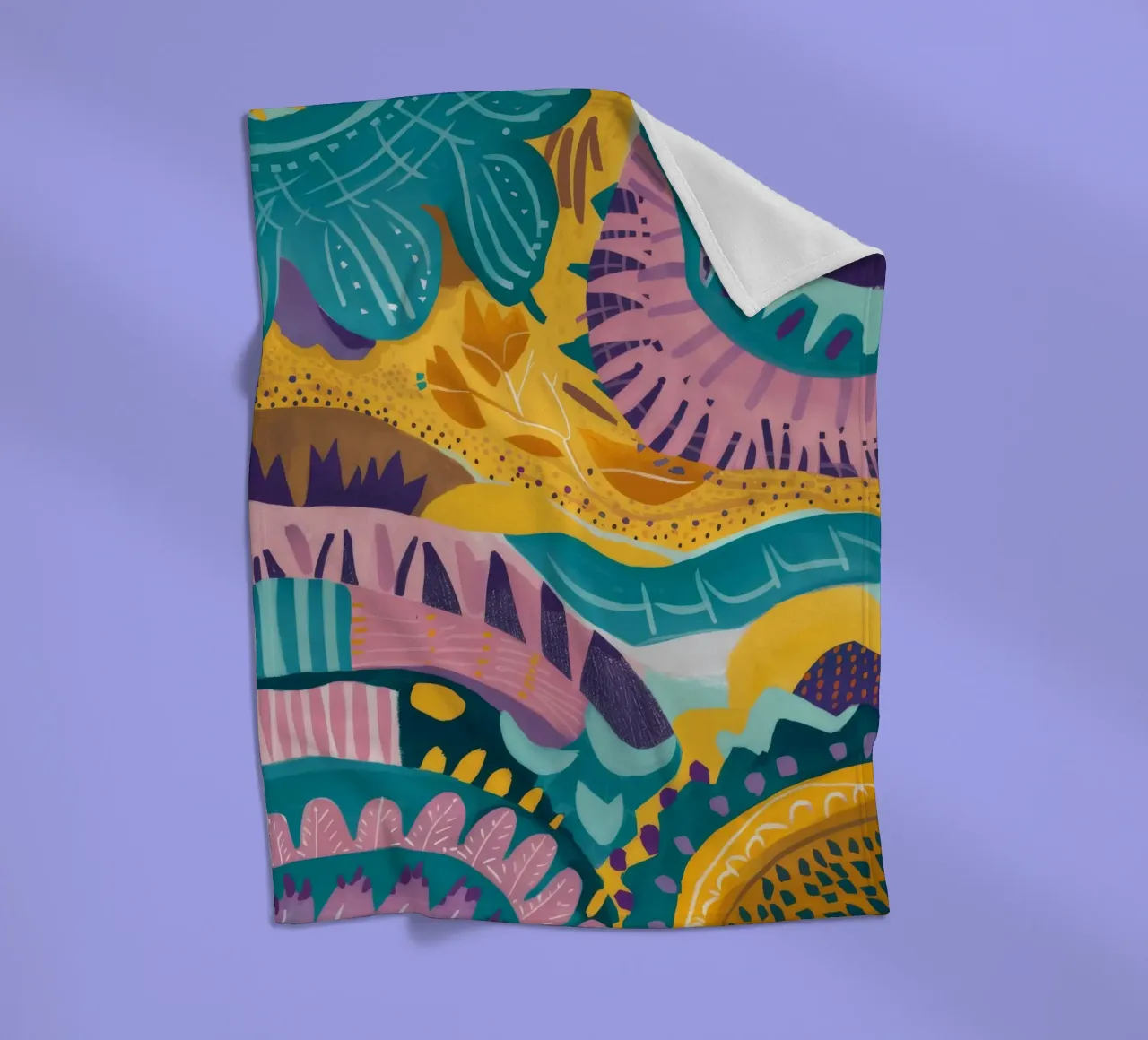 Schlangengarten Echo Fleecedecke von Zep Layers