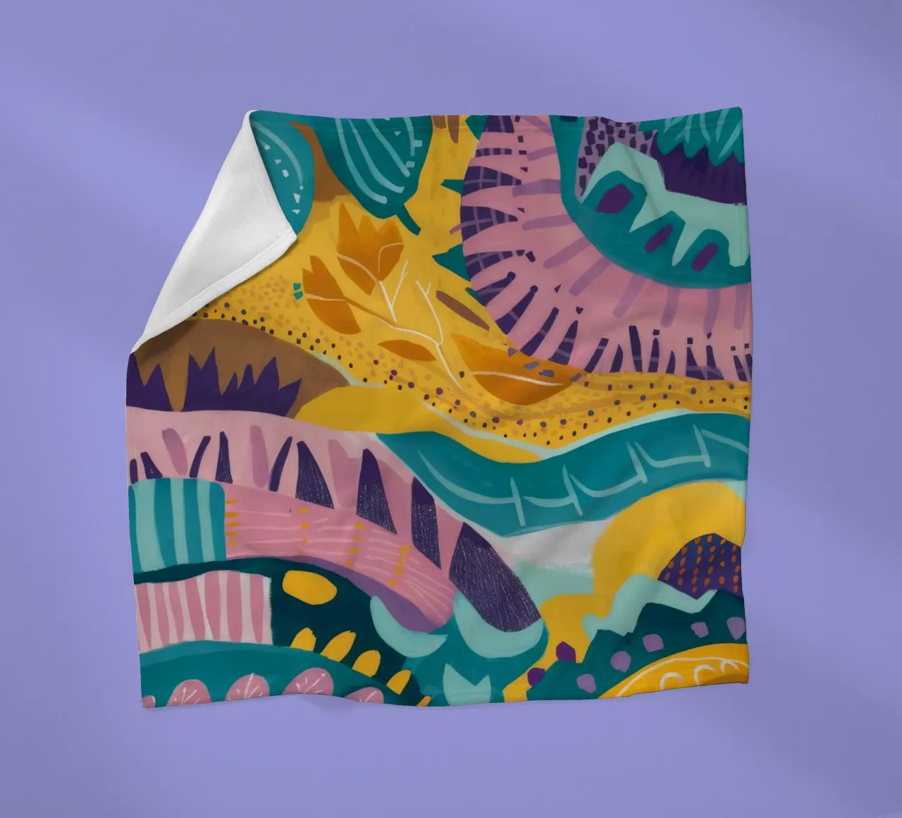 Schlangengarten Echo Fleecedecke von Zep Layers