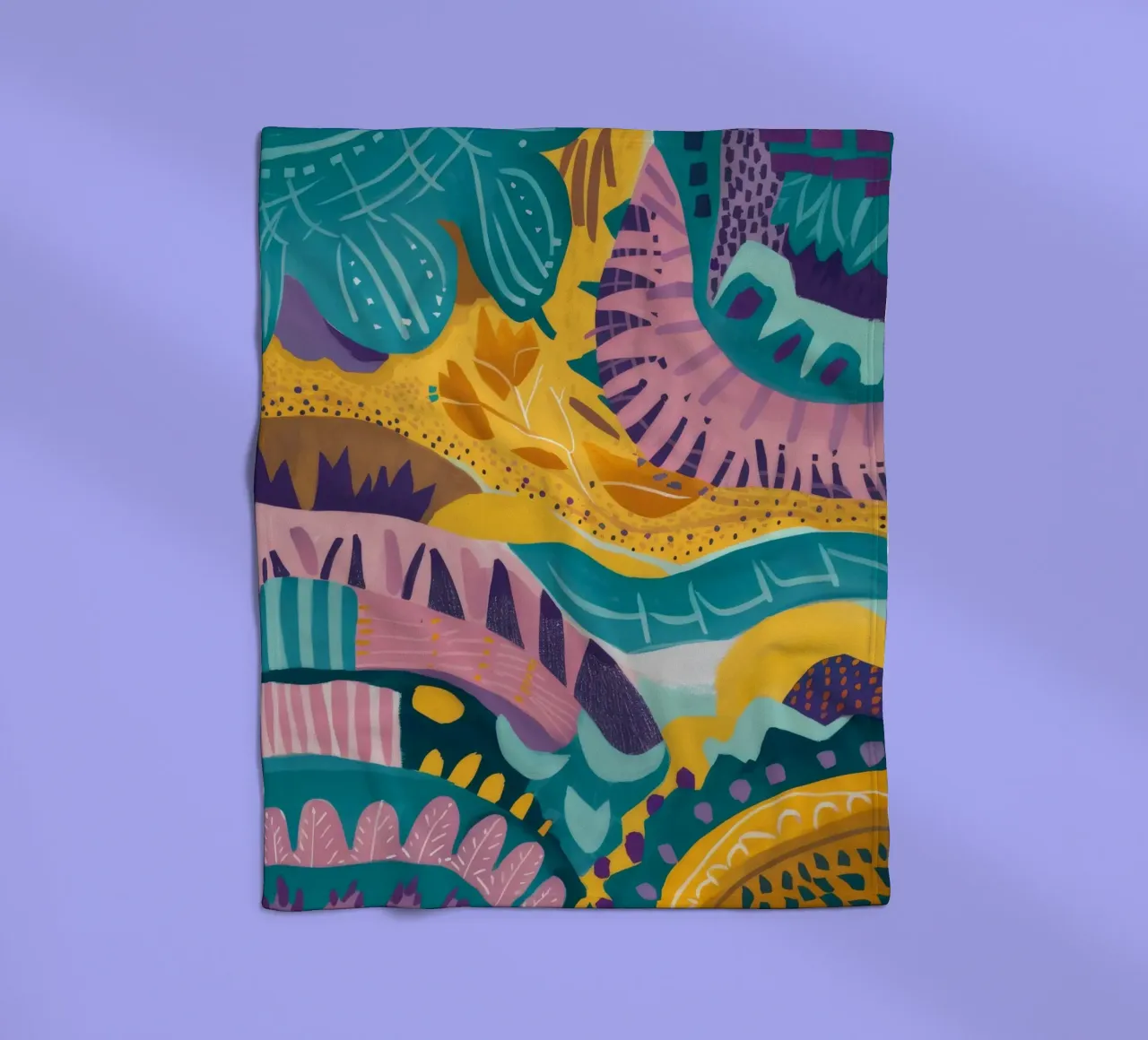 Schlangengarten Echo Fleecedecke von Zep Layers