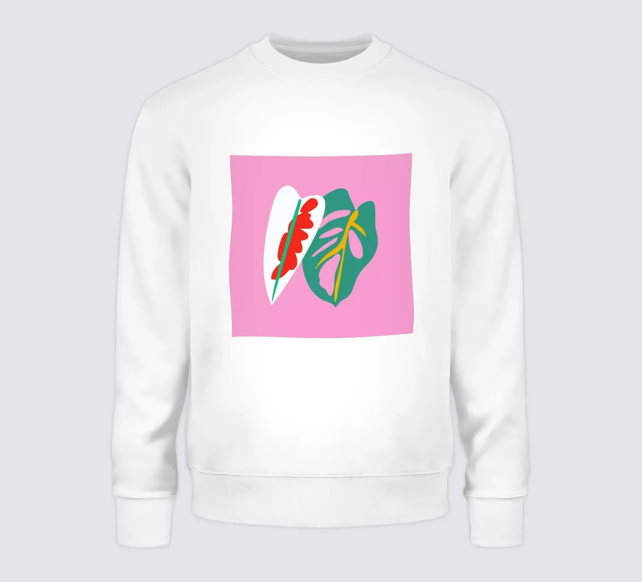 Caladium Monstera Illo Study felpa da Mariery Young
