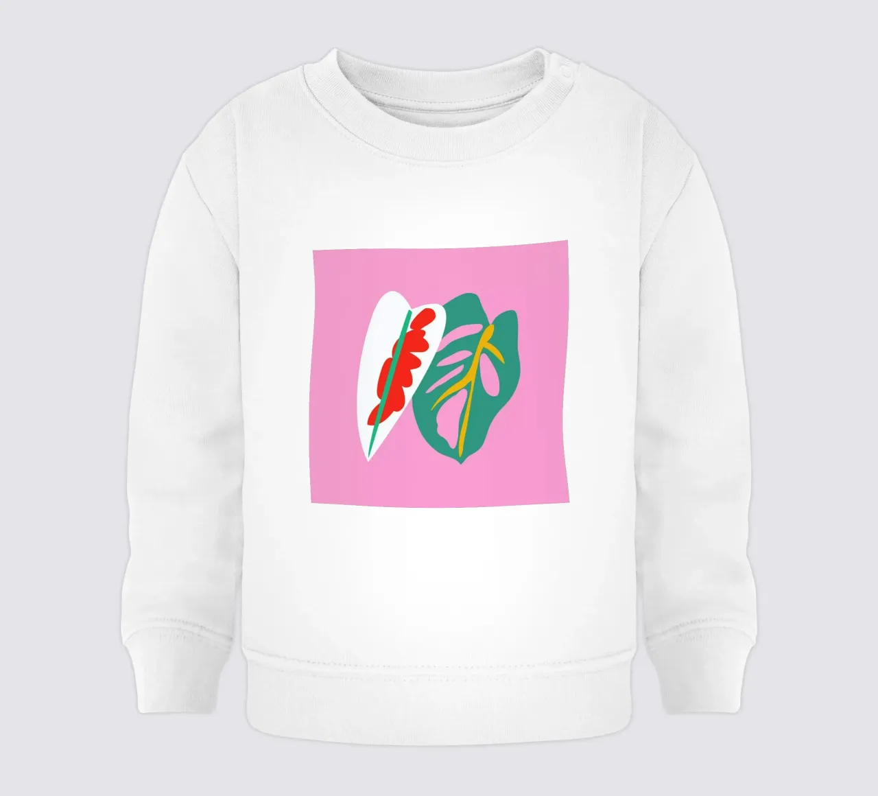 Caladium Monstera Illo Study felpa neonato da Mariery Young