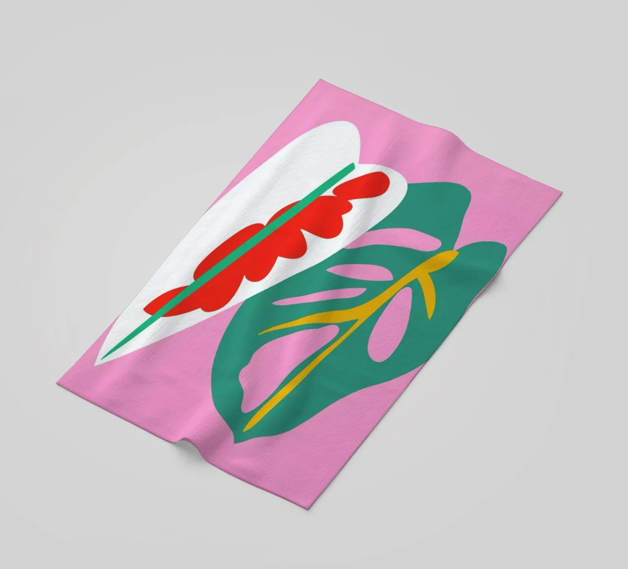 Caladium Monstera Illo Study telo mare da Mariery Young