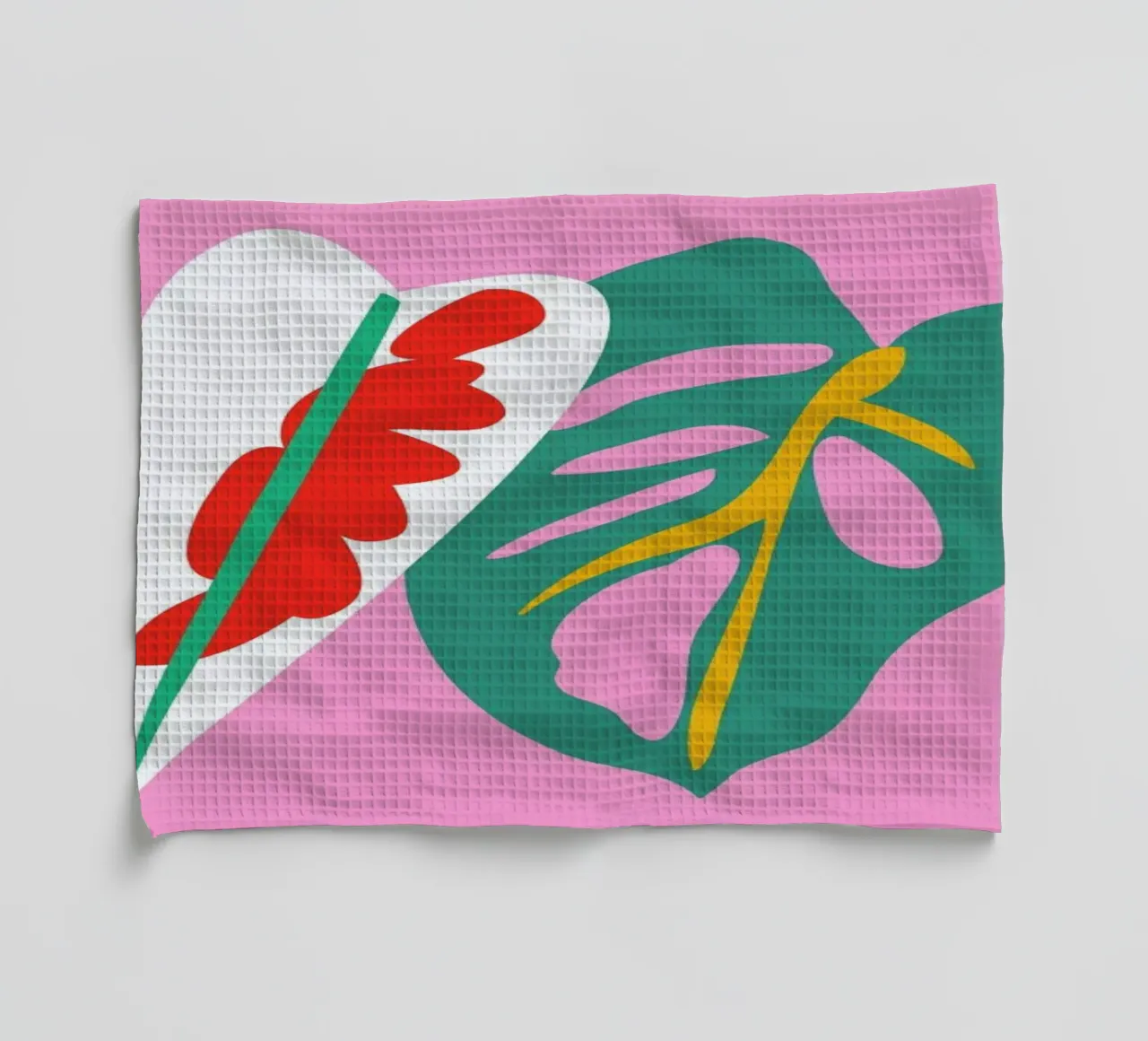 Caladium Monstera Illo Study canovaccio da cucina da Mariery Young