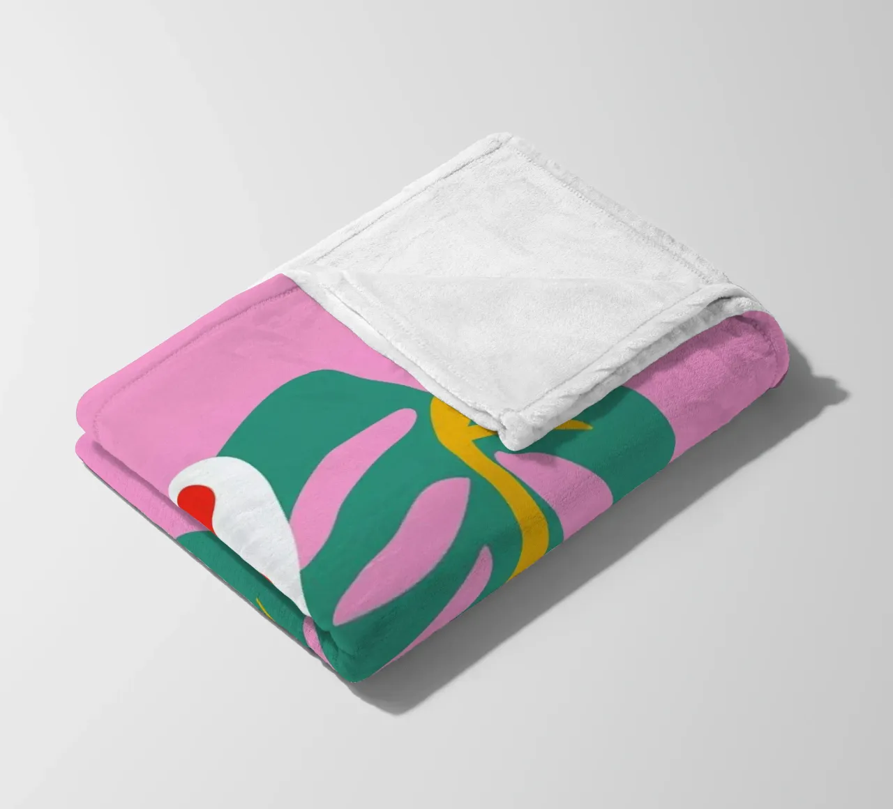 Caladium Monstera Illo Study coperta in pile da Mariery Young