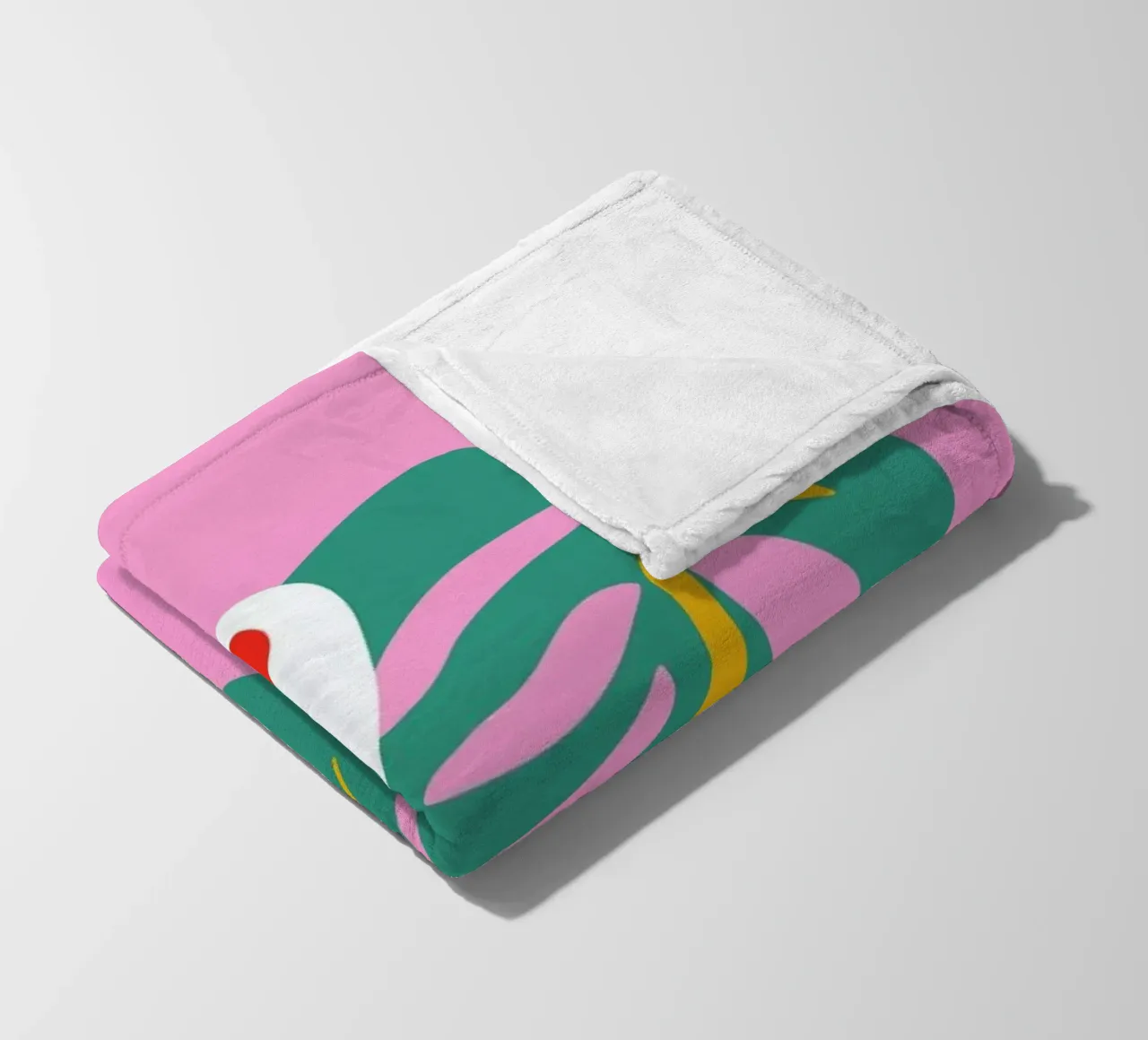 Caladium Monstera Illo Study coperta in pile da Mariery Young