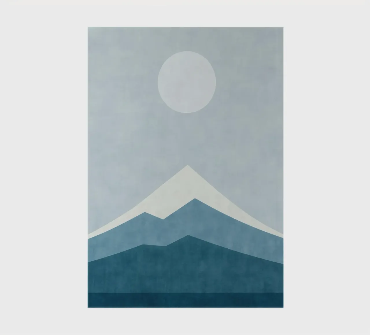 Monte Fuji - Silenzio blu in un inverno giapponese diario da Affiches Soleil & Déco Lumineuse – Sunny
