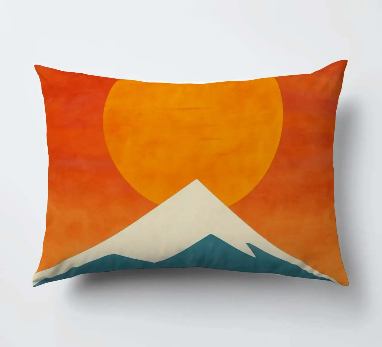 Monte Fuji - Incandescenza del sole giapponese cuscino da Affiches Soleil & Déco Lumineuse – Sunny