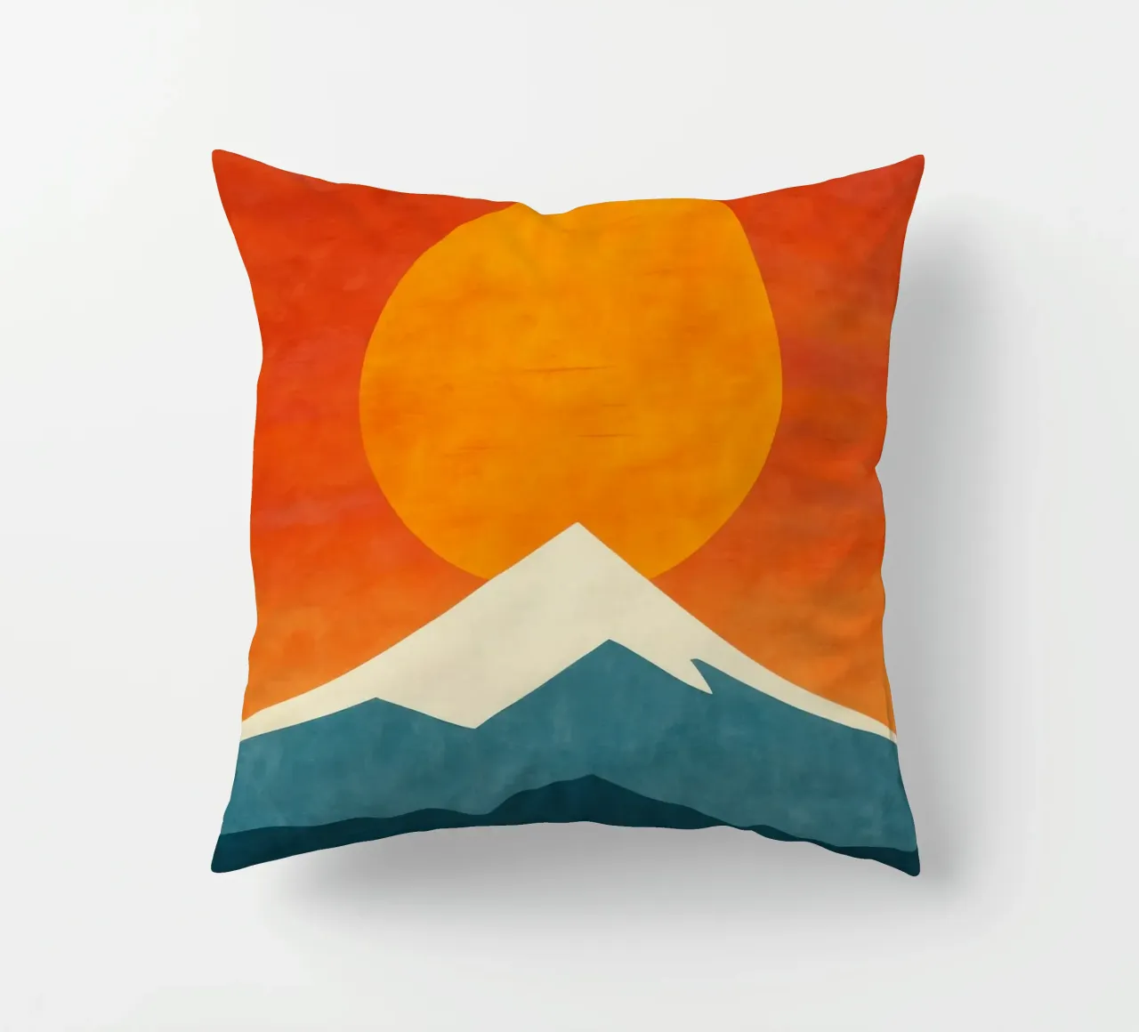 Monte Fuji - Incandescenza del sole giapponese cuscino da Affiches Soleil & Déco Lumineuse – Sunny