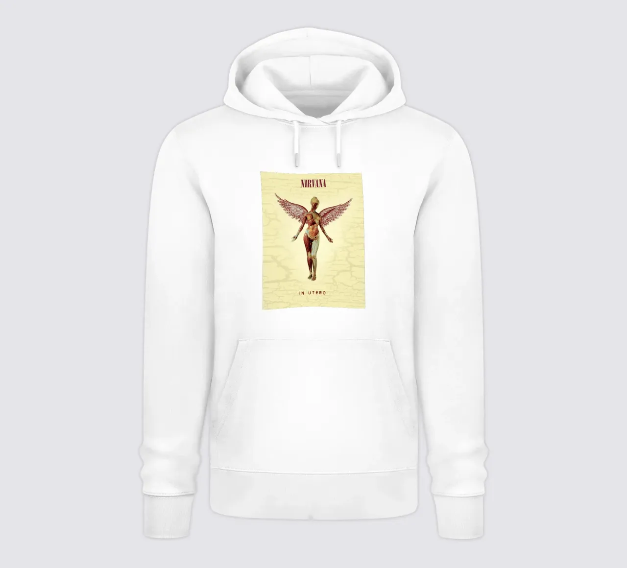 Nirvana In Utero Angel Anatomy felpa con cappuccio da Has Fab