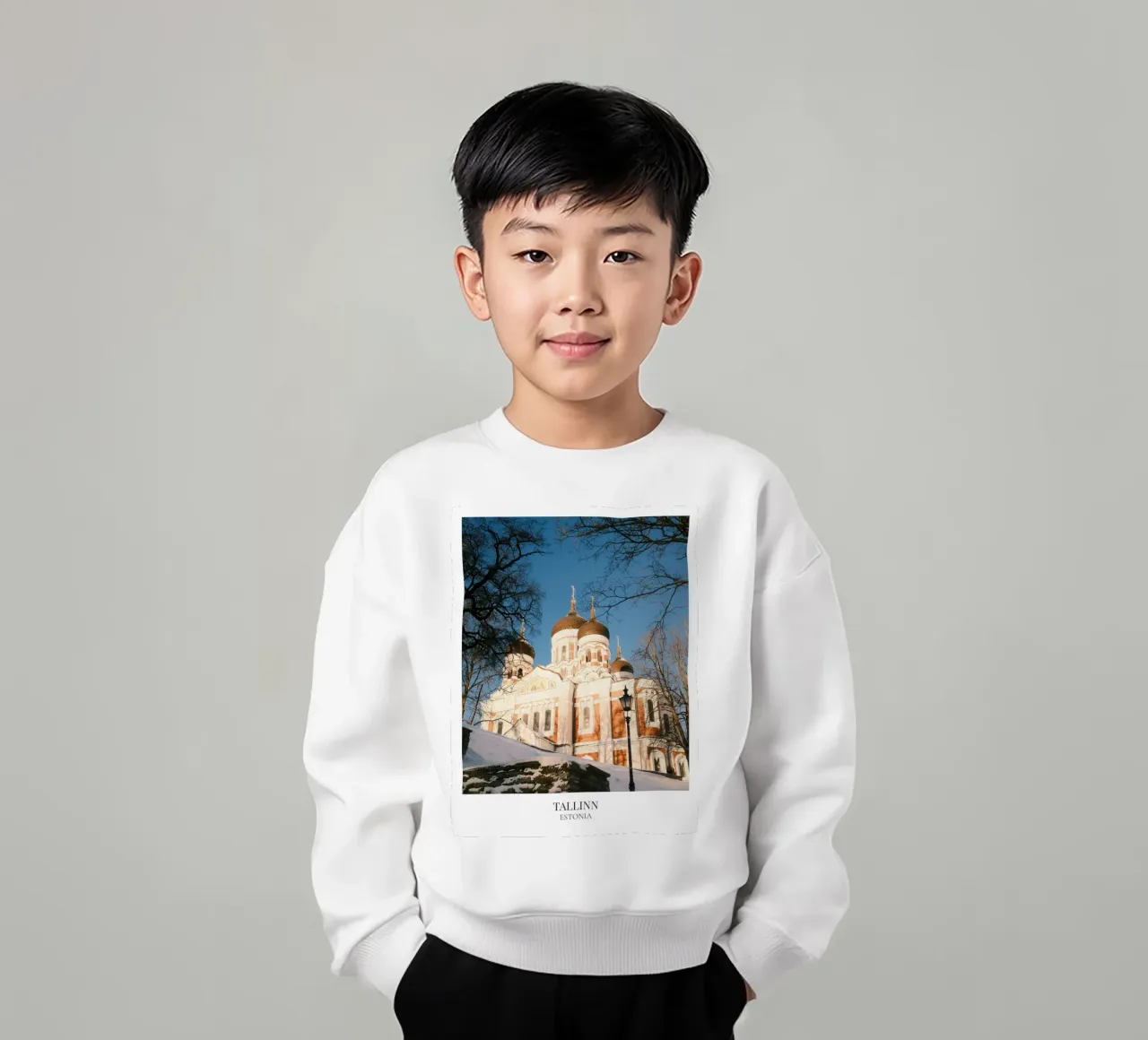 Tallinn: Estonia felpa bambino da FujiFrames