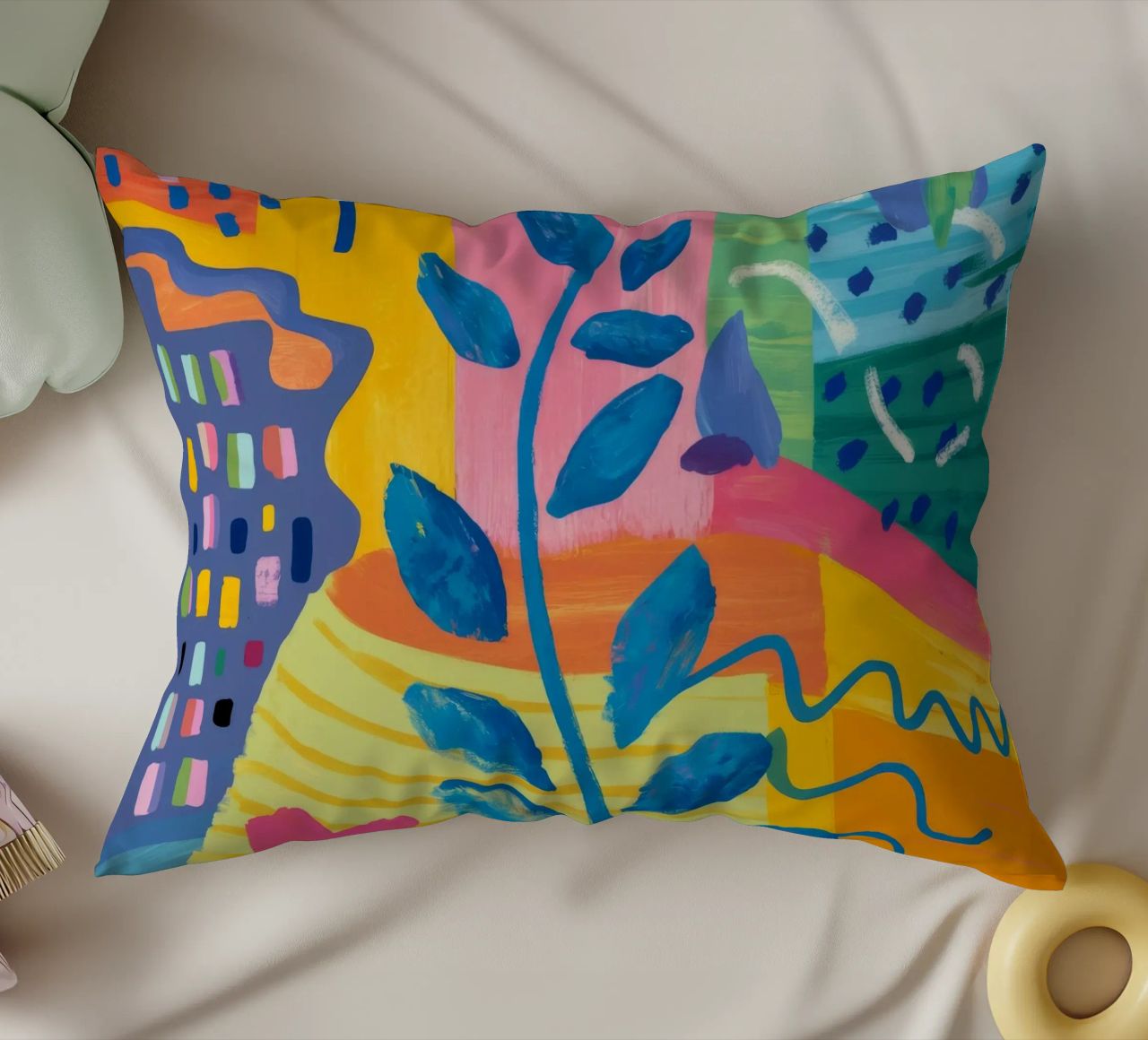 Urban Bloom Fantasy cuscino da Zep Layers